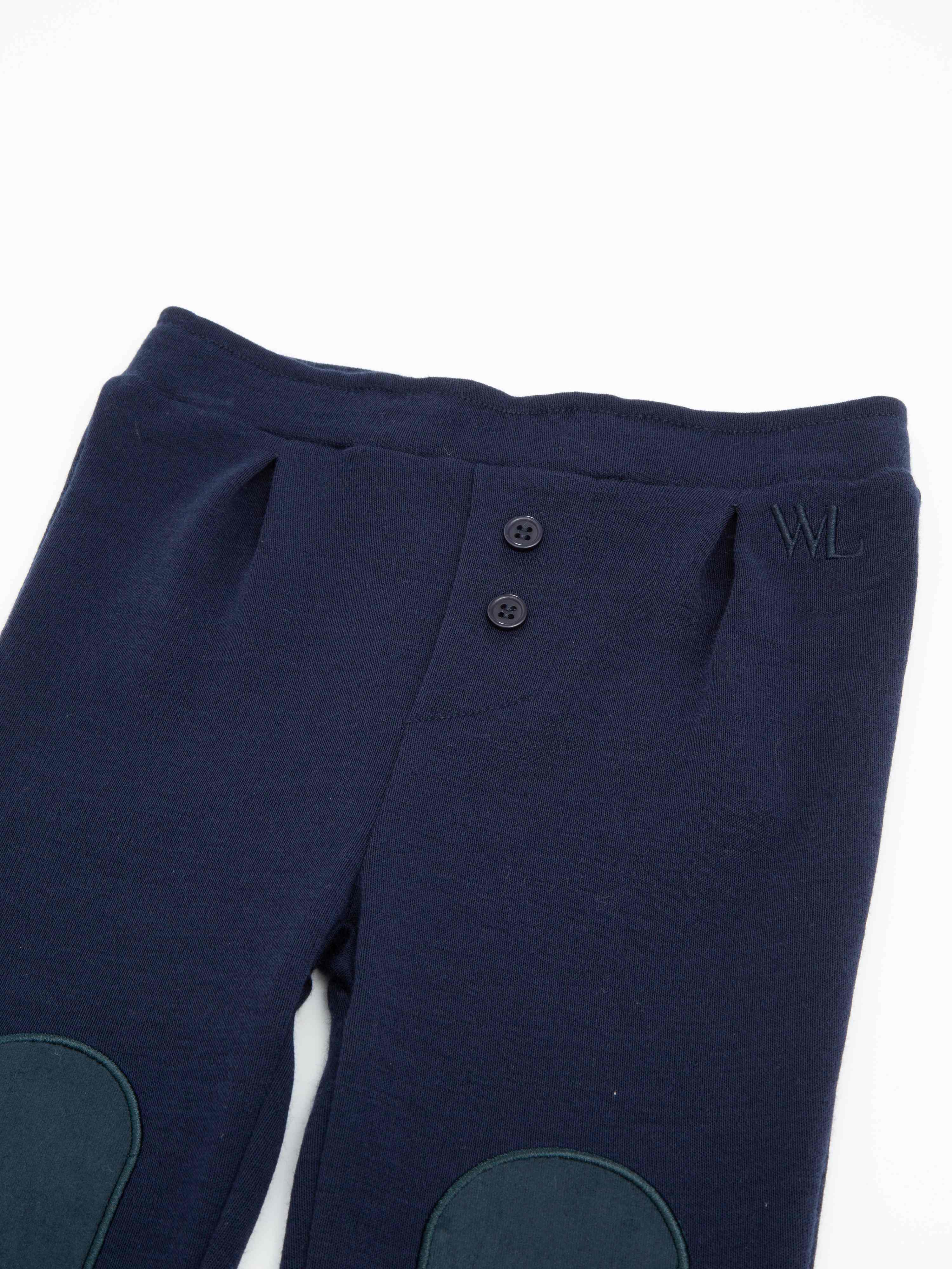 Nesfjellet Merino Ullbukse 0-3 år Blue Ink