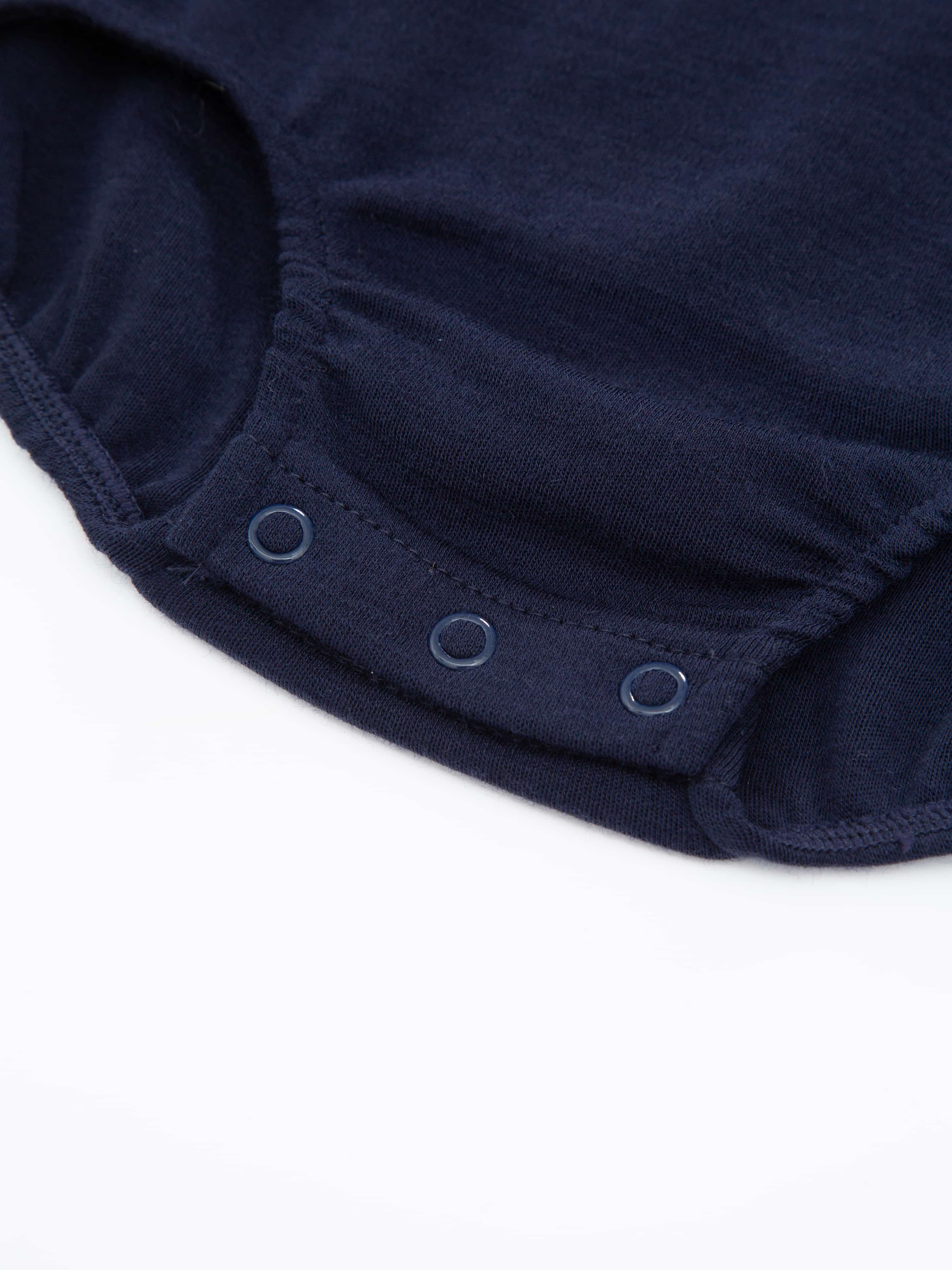 Skjåk Merino Romper 0-2 år Blue Ink