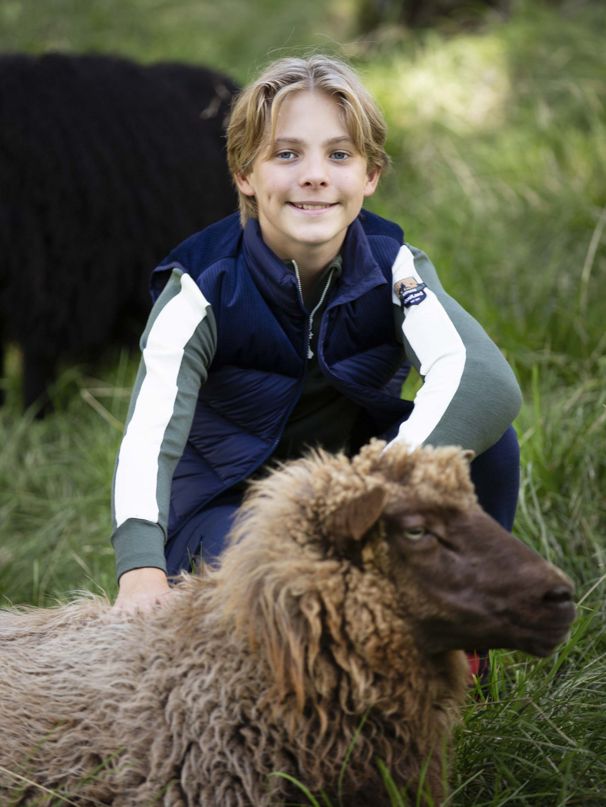 Ål Merino Half-Zip Ulltrøye Green
