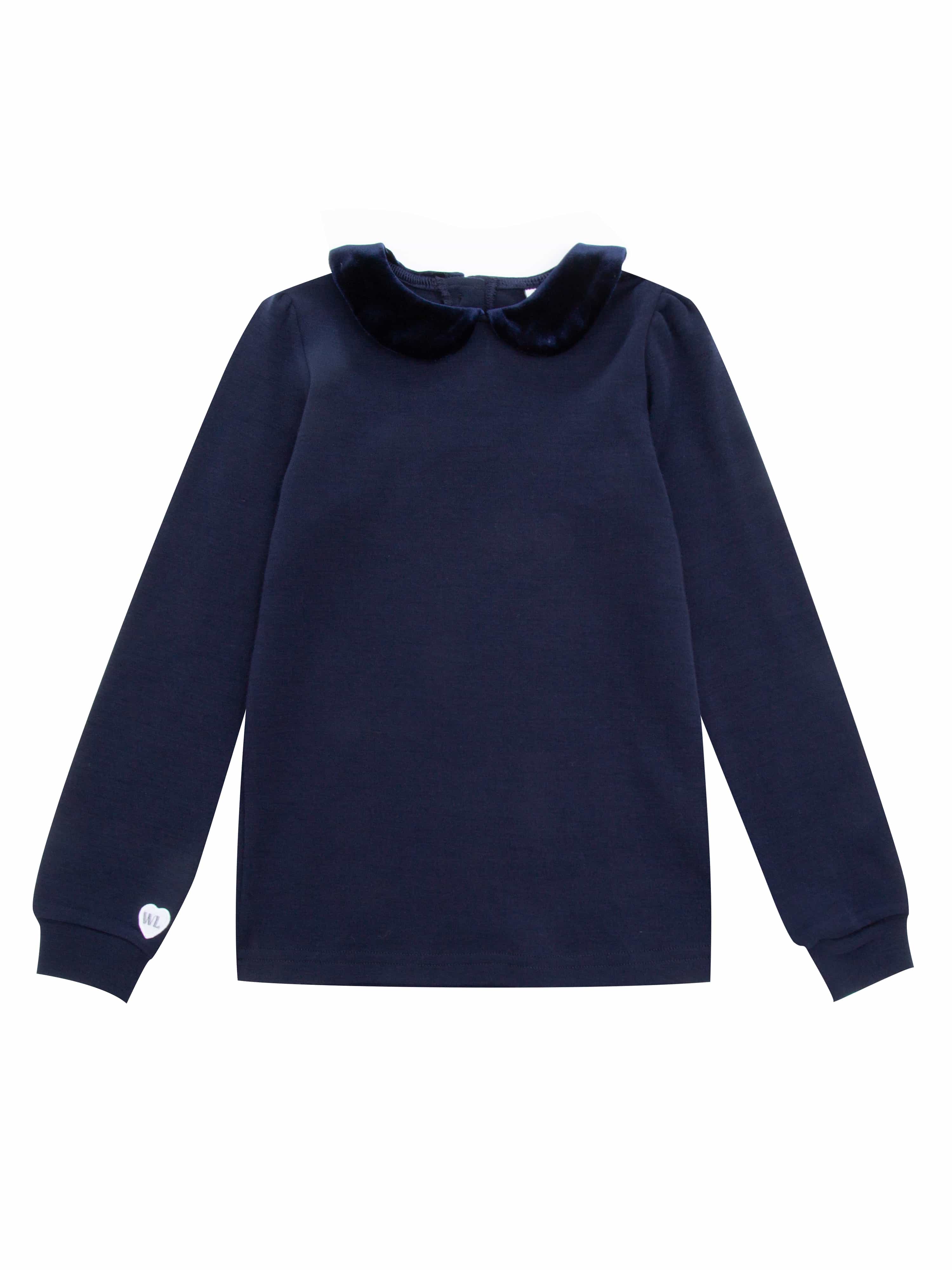 Bergen Merino Ullgenser 3-10 år Blue Ink