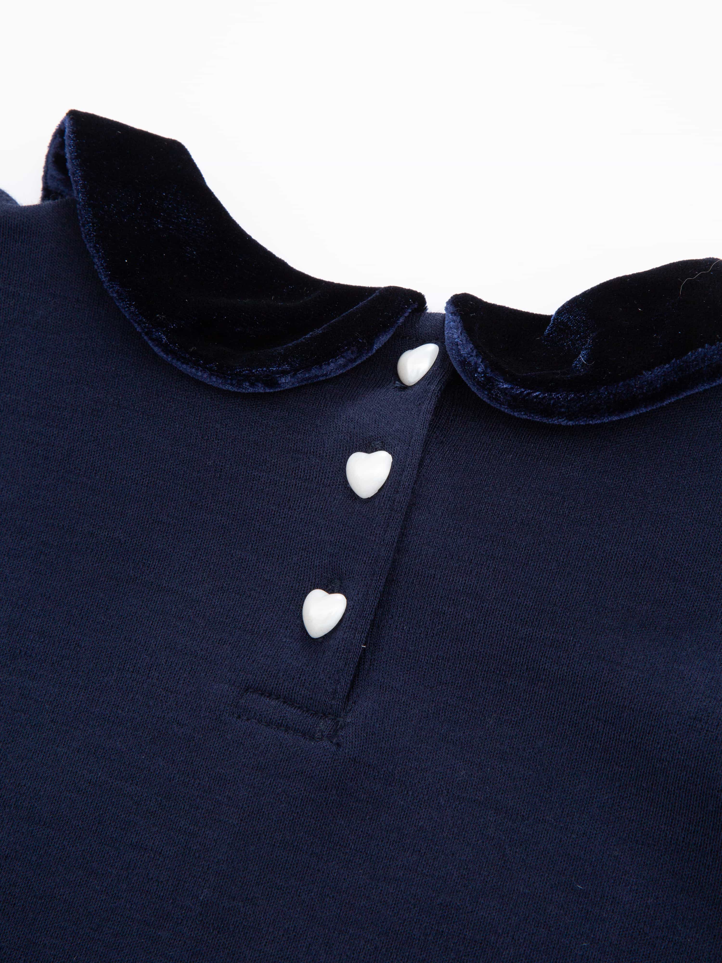 Bergen Merino Ullgenser 3-10 år Blue Ink