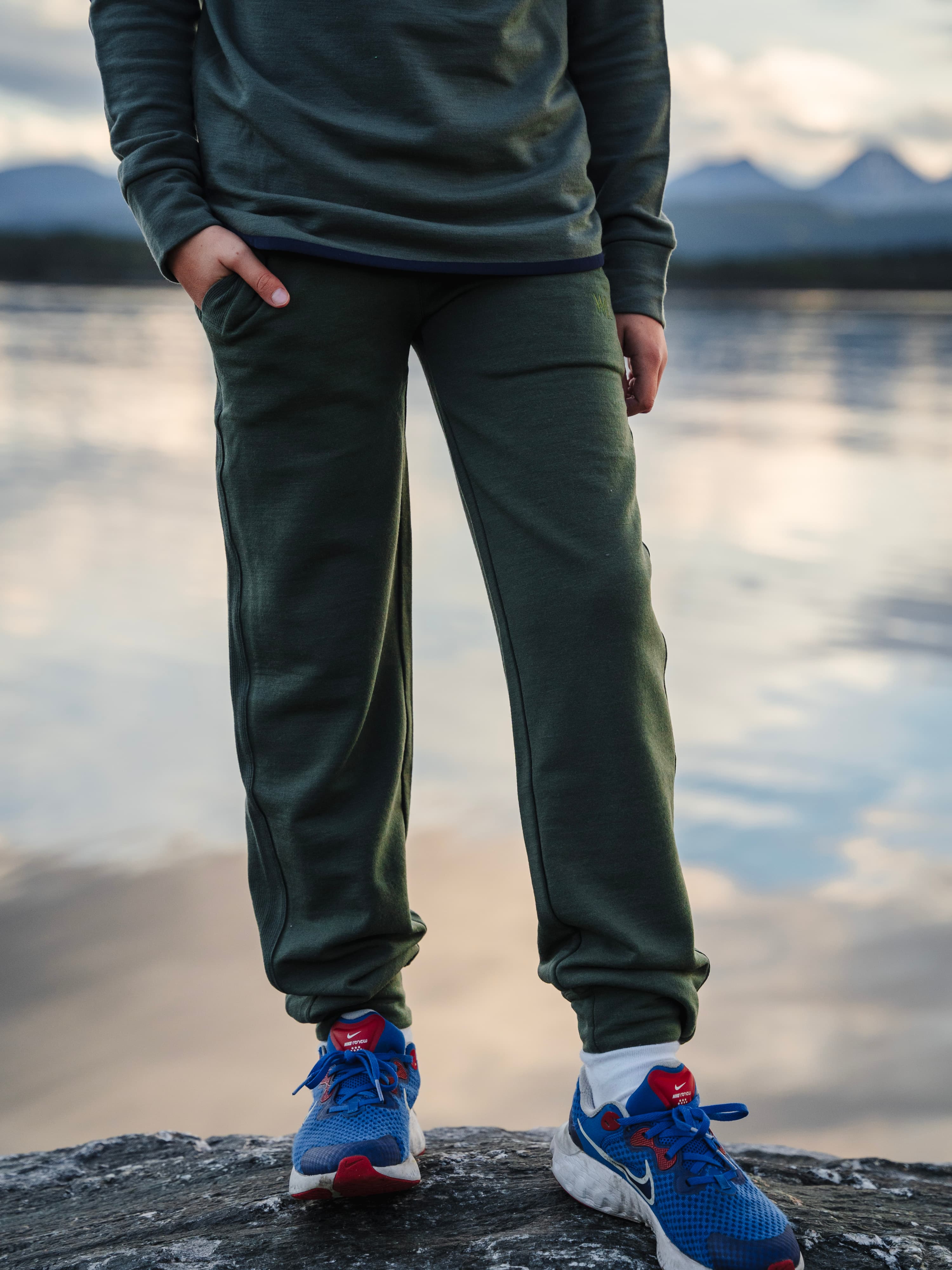 Hallingskarvet Merino Ullbukse Green