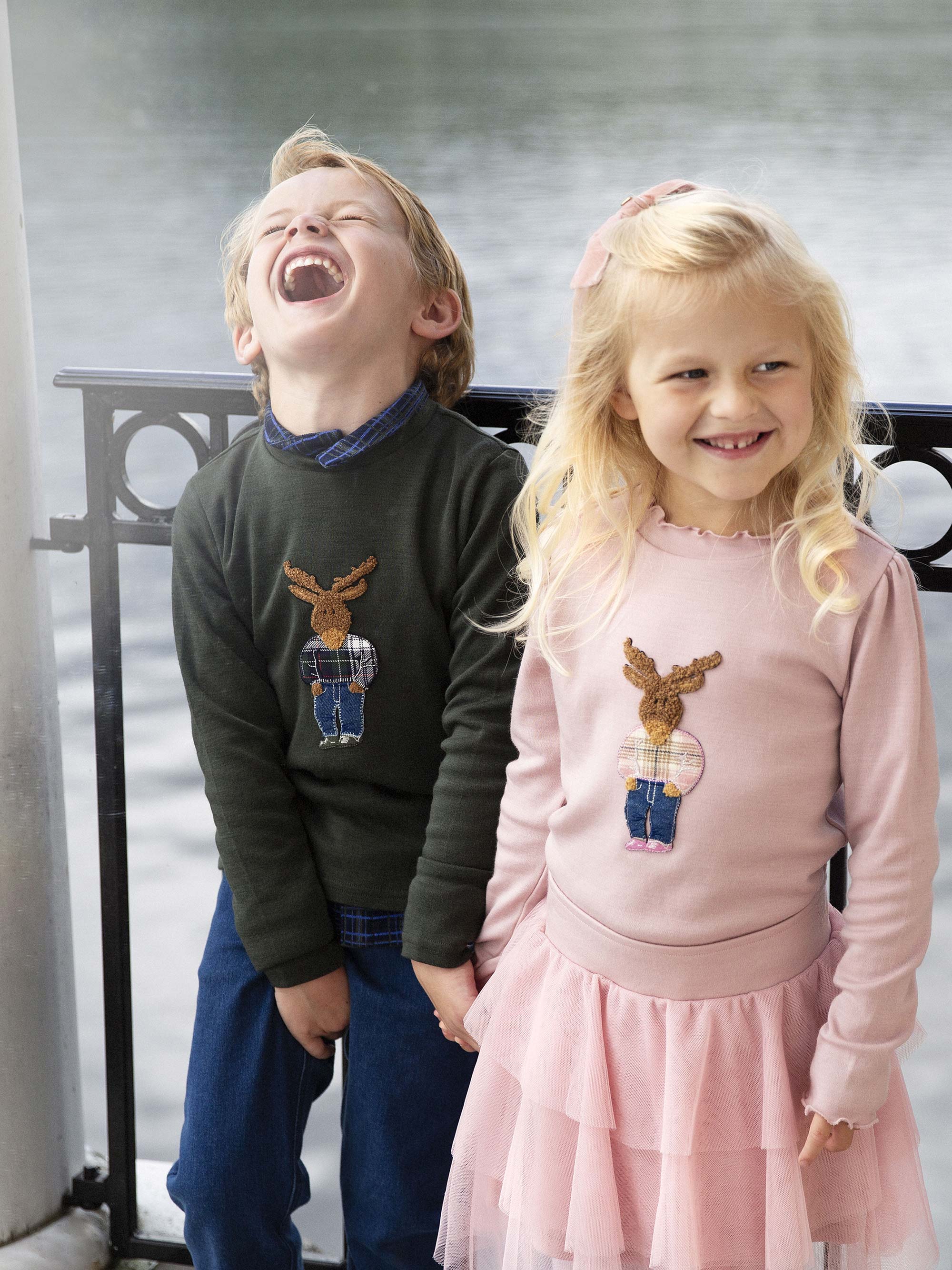 Harpefossen Ullgenser 3-10 år Old Pink