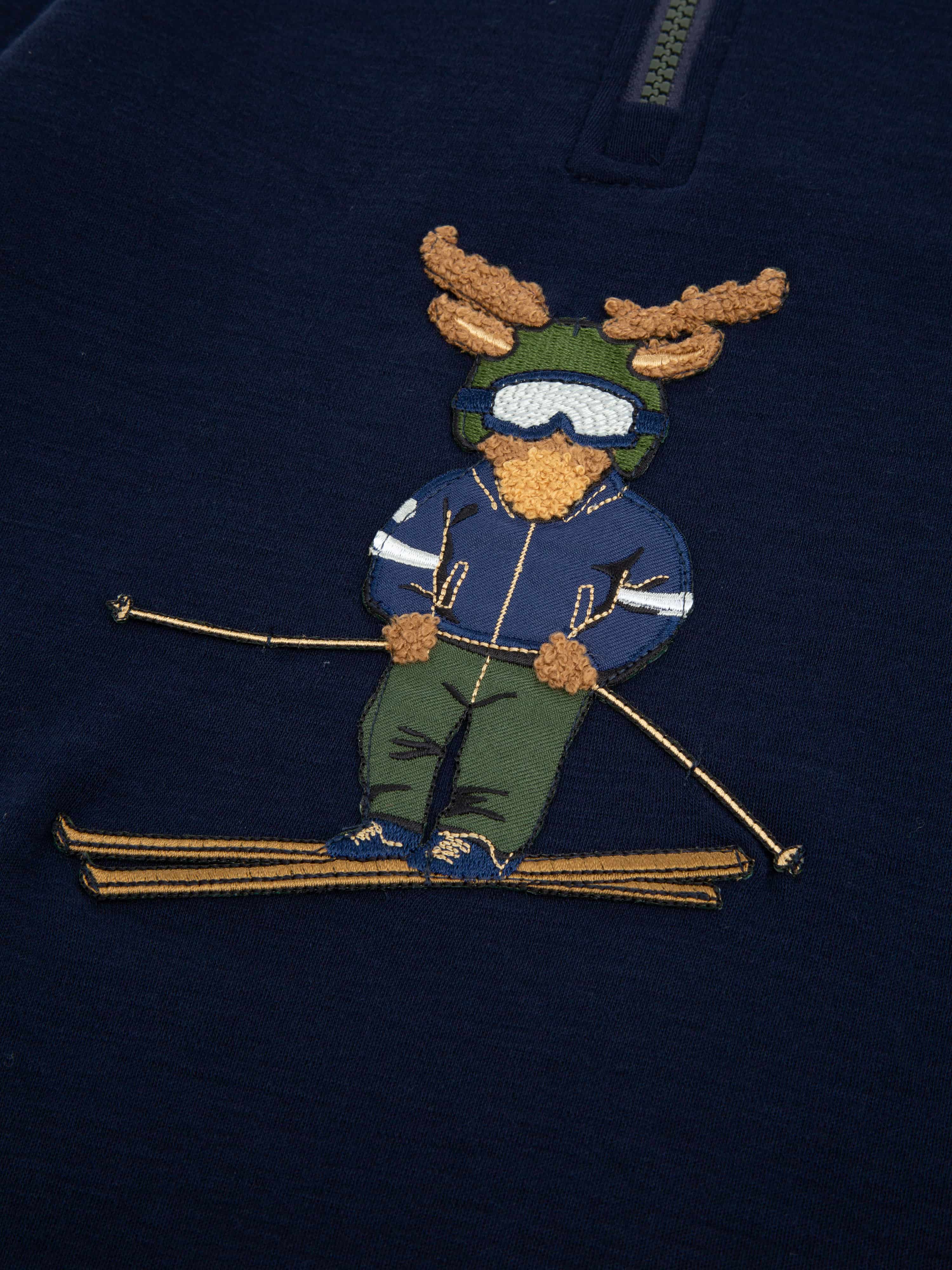 Høvringen Merino Half-Zip Blue Ink