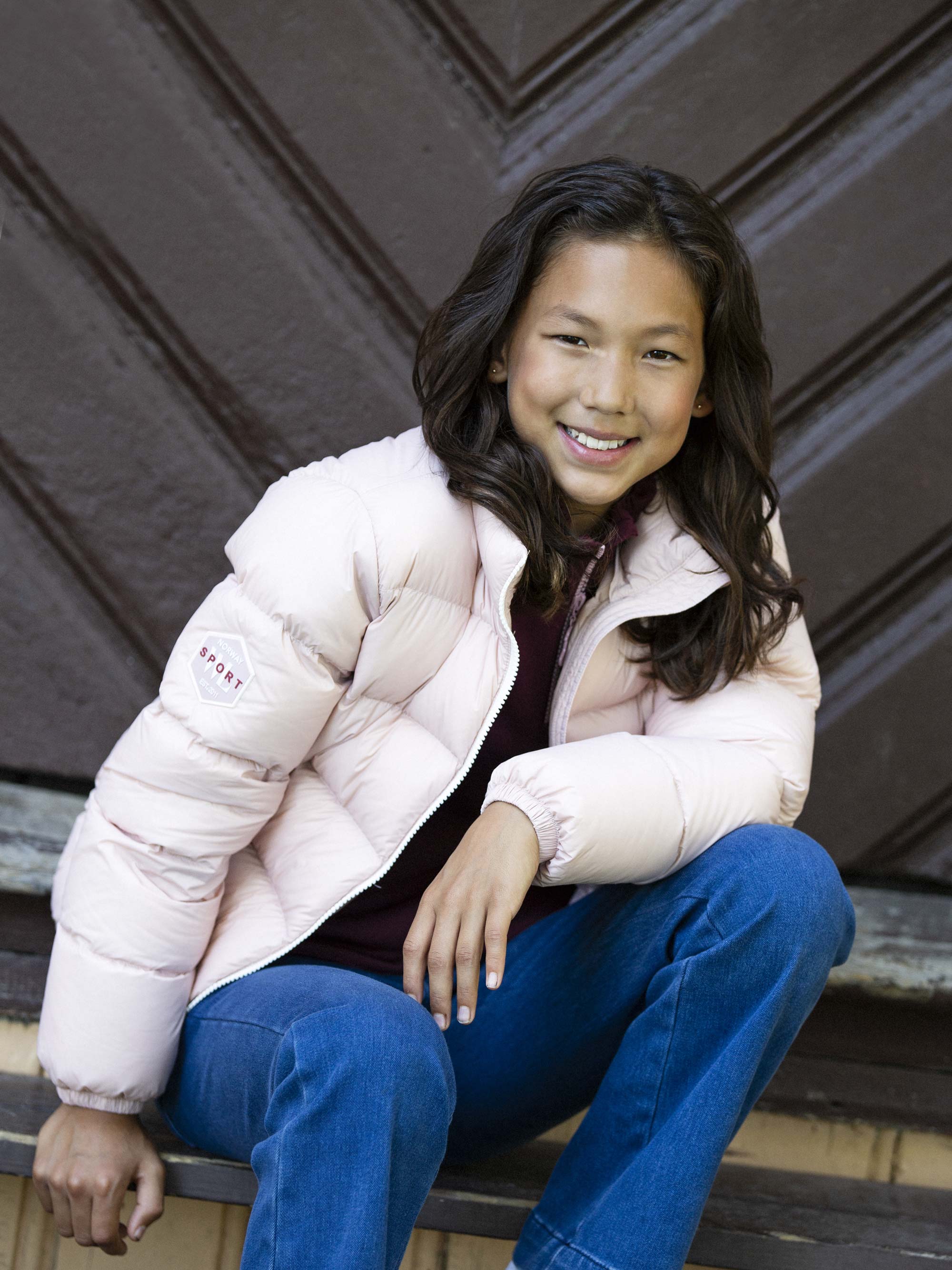 Porsgrunn Dunjakke Rose Smoke