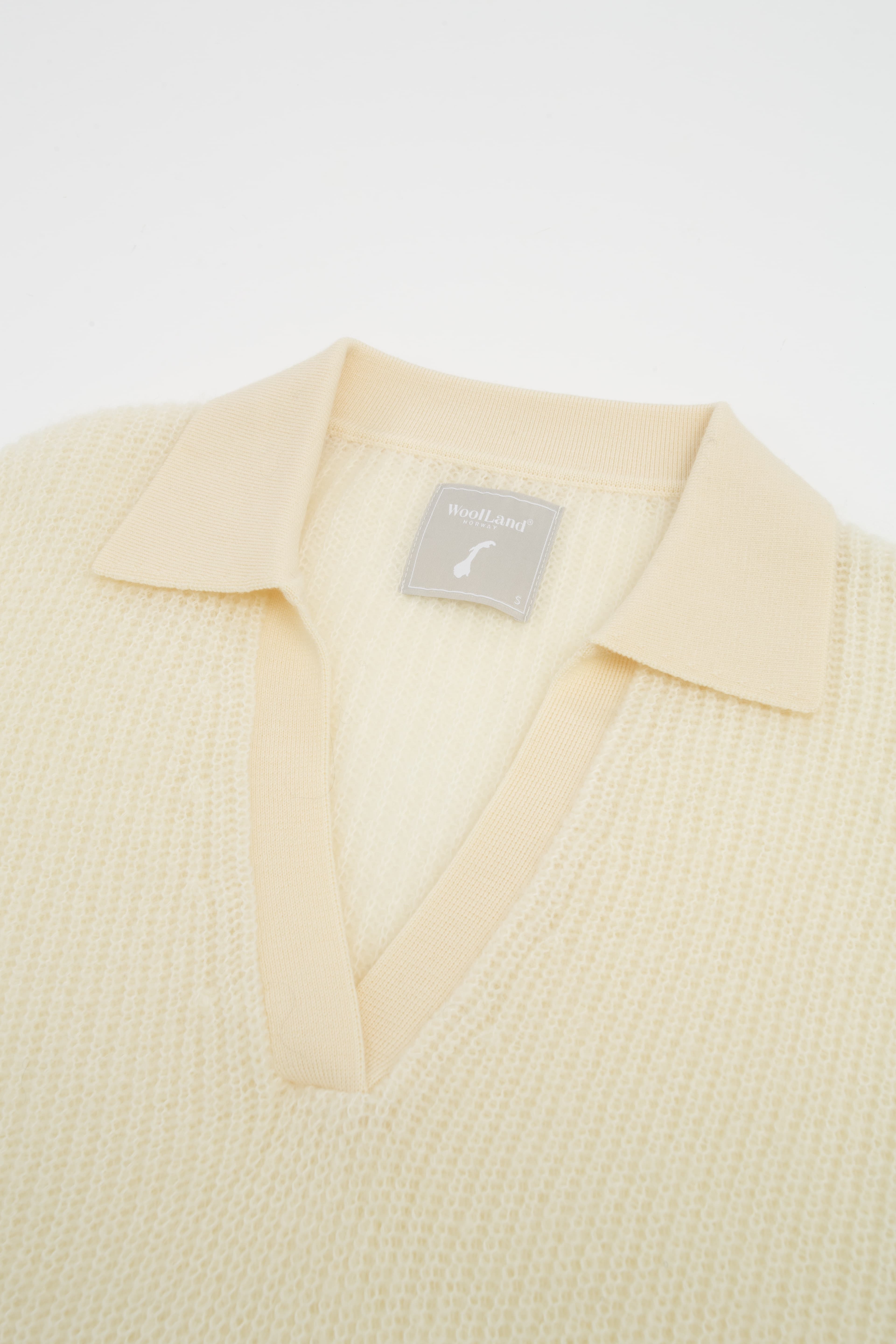 Krosshø Strikket Ullgenser Snow White