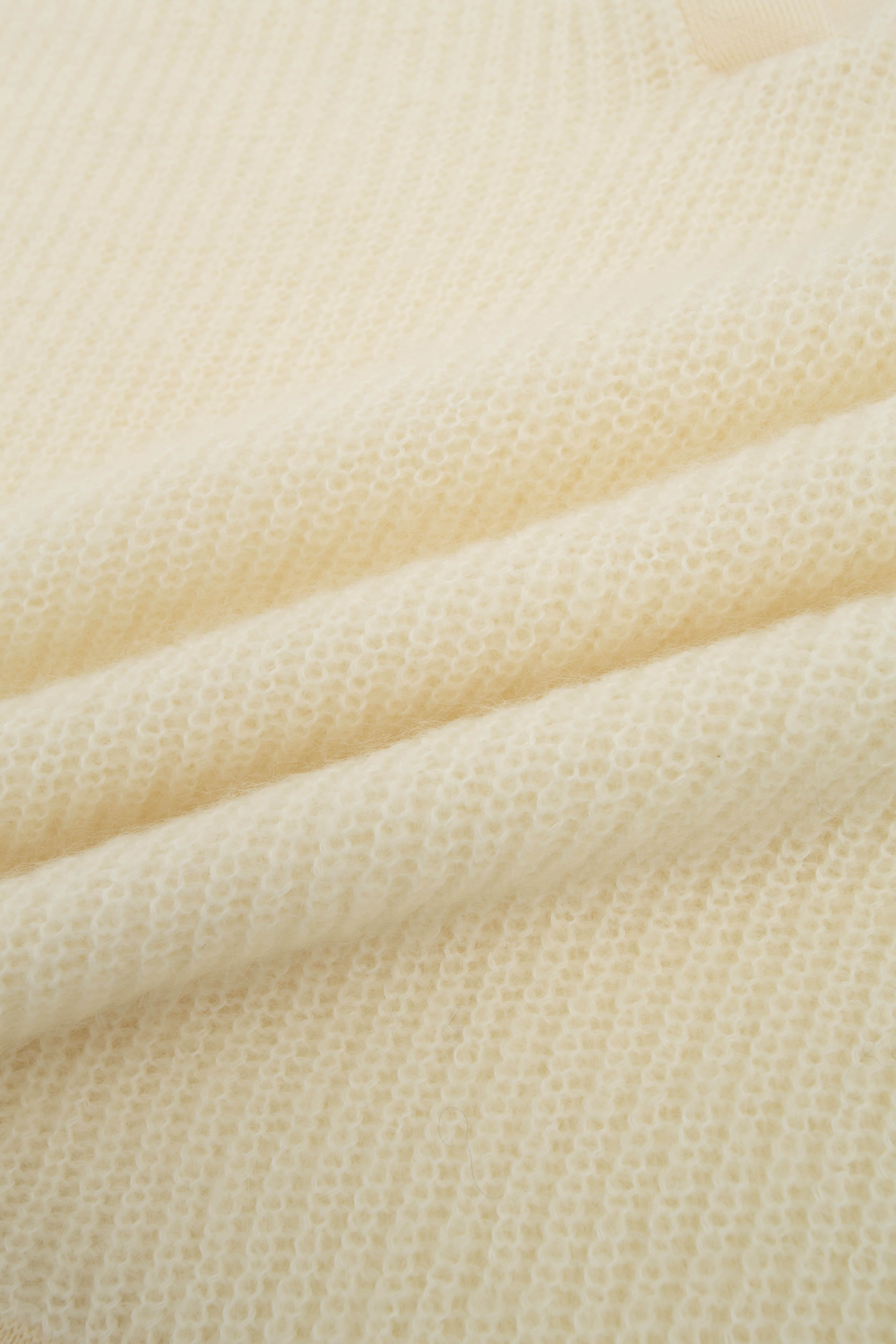 Krosshø Strikket Ullgenser Snow White