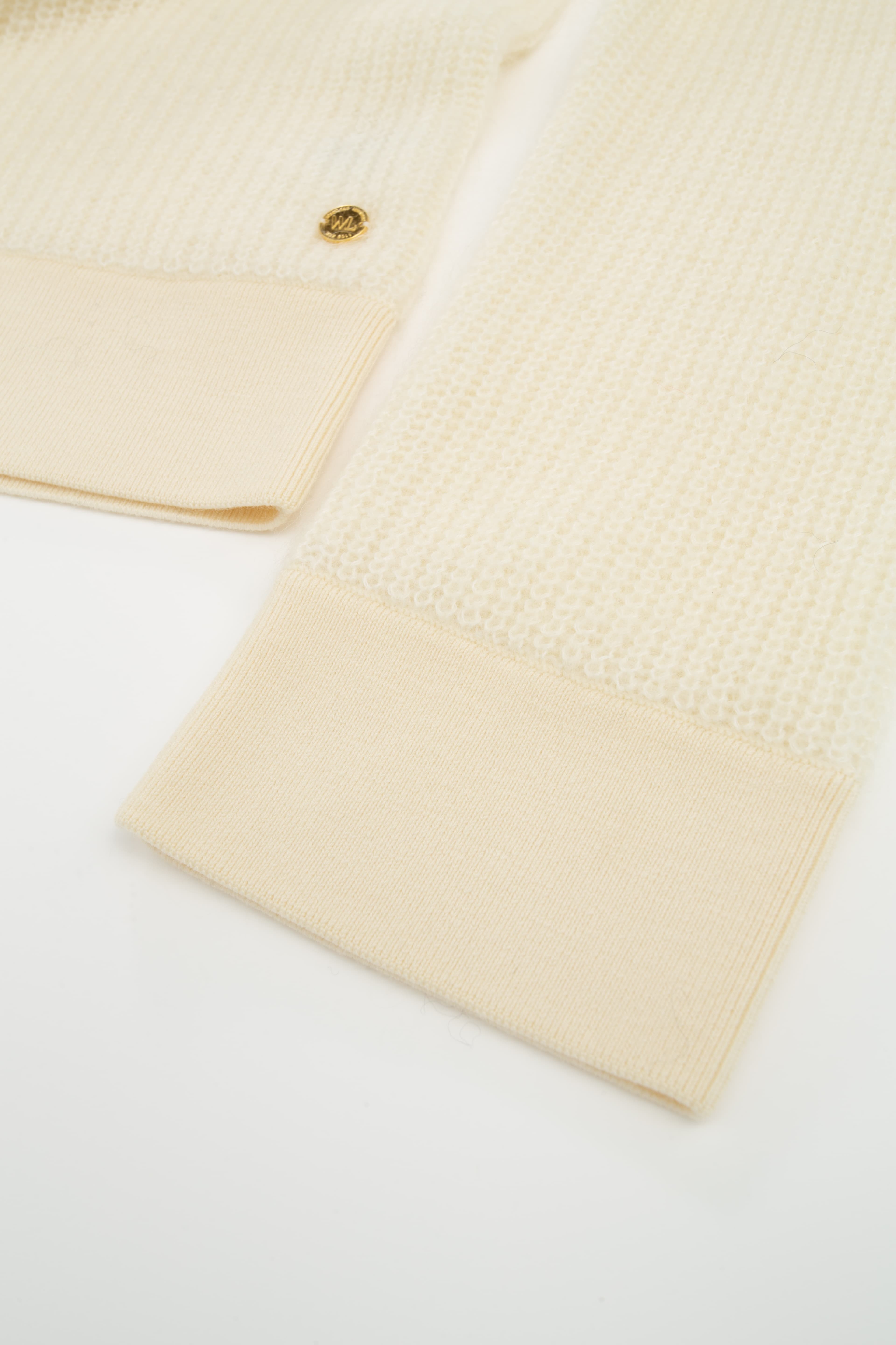 Krosshø Strikket Ullgenser Snow White