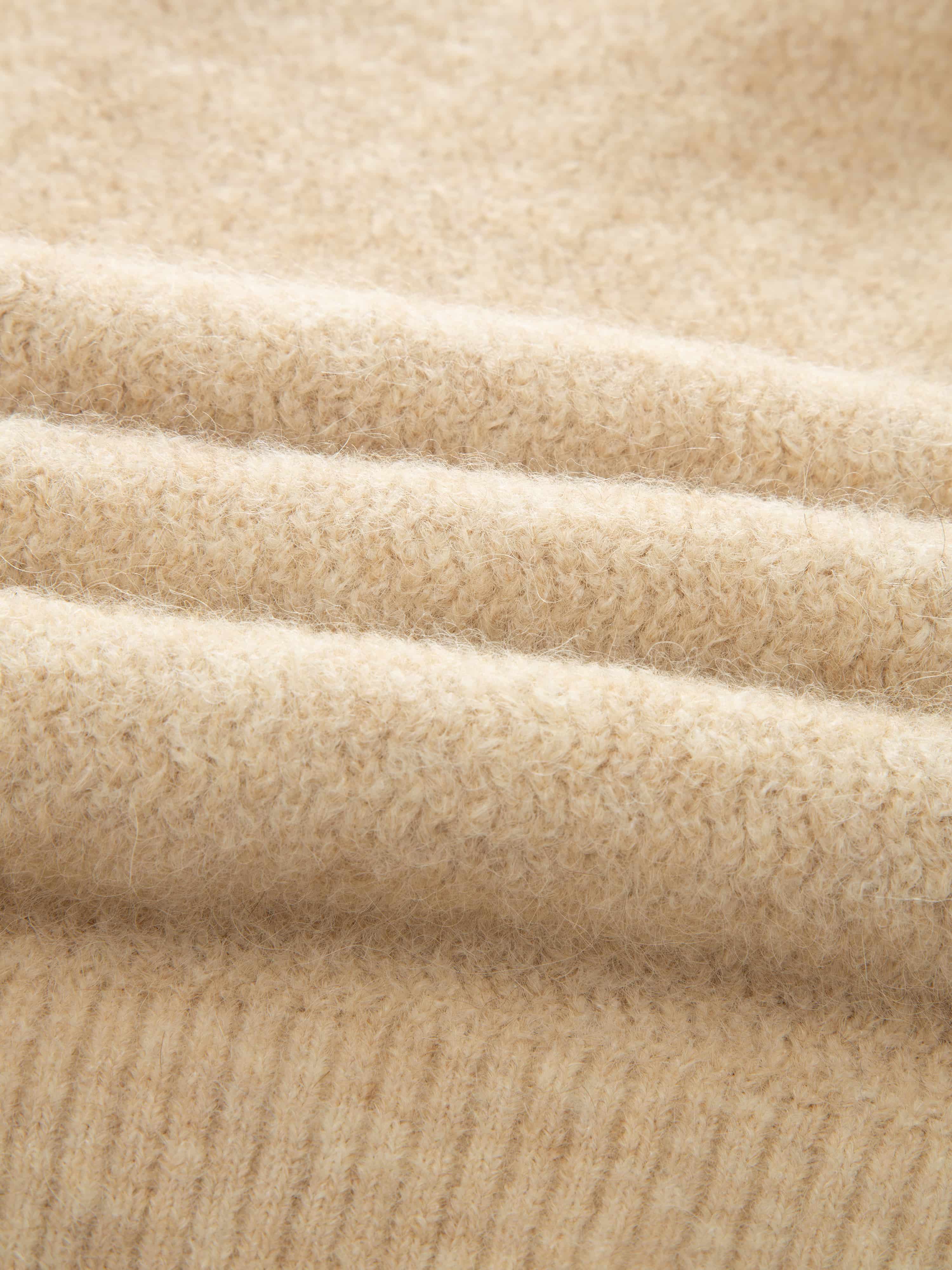 Loen Alpakka Strikkegenser Sand Dunes