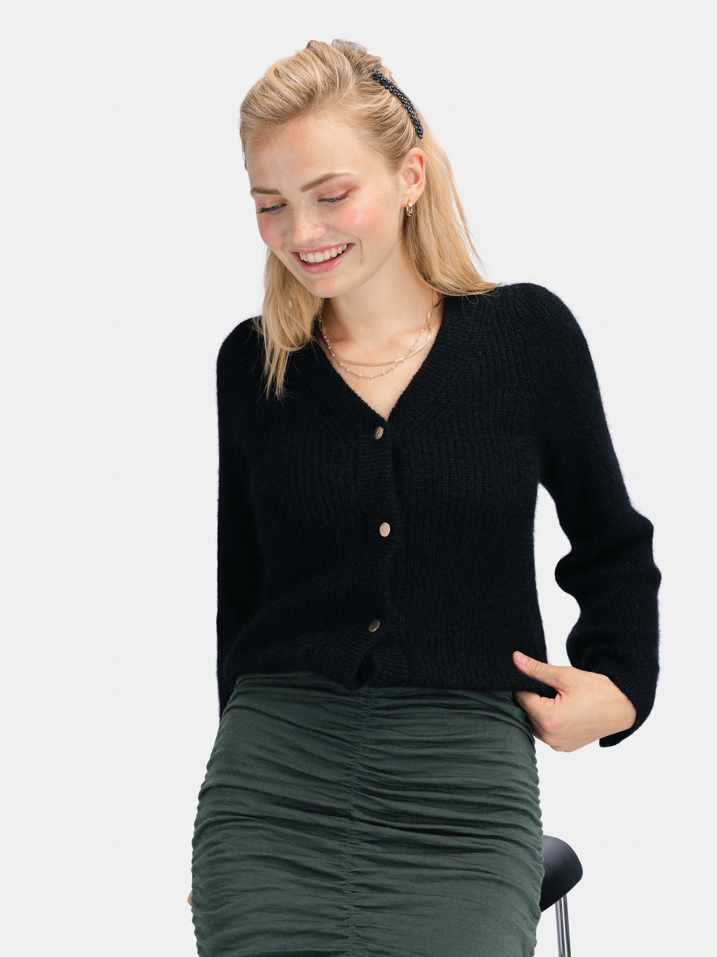 Saksi Ullskjørt  Green