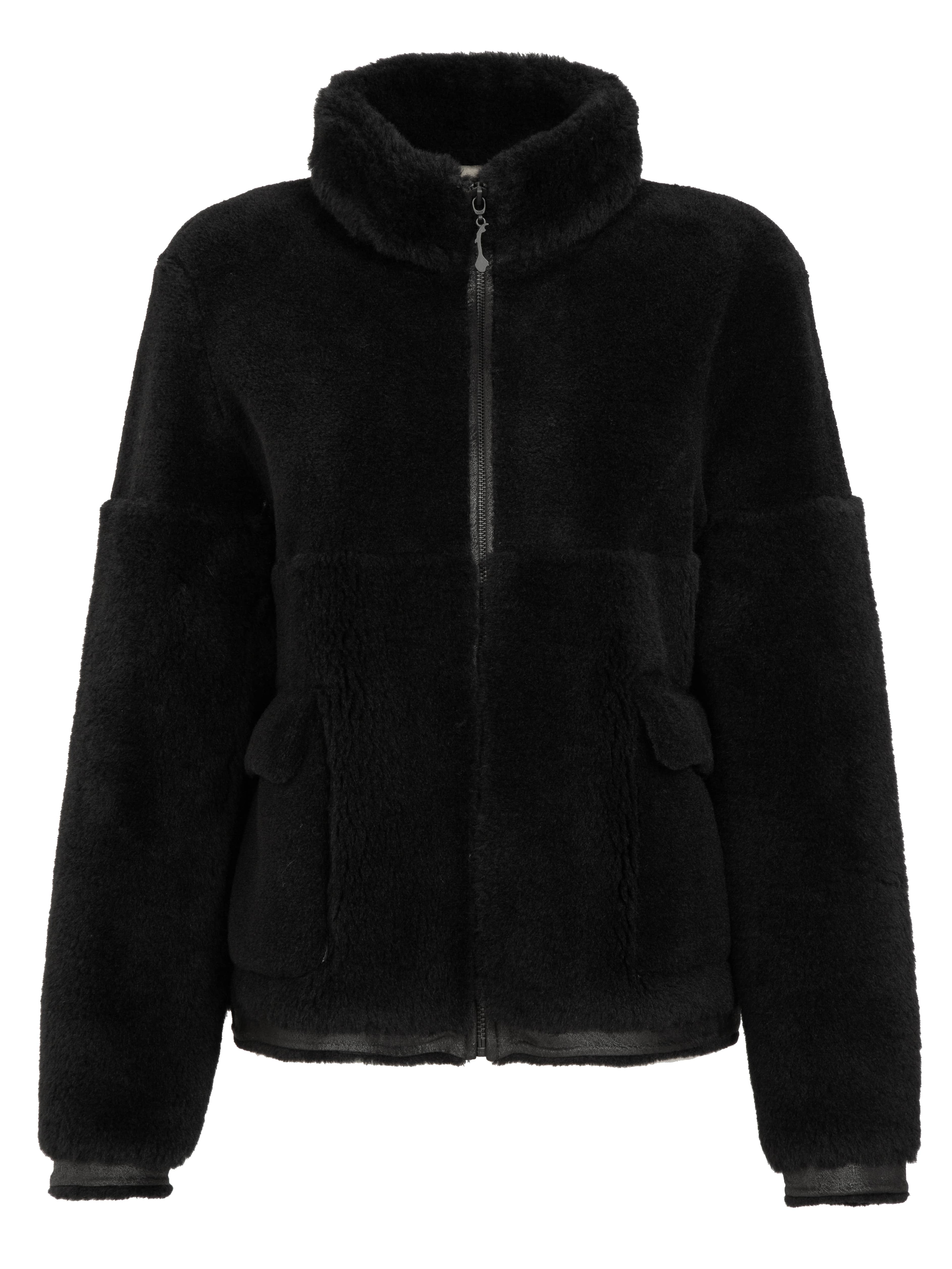 Solveggen Lammeull Jakke Black