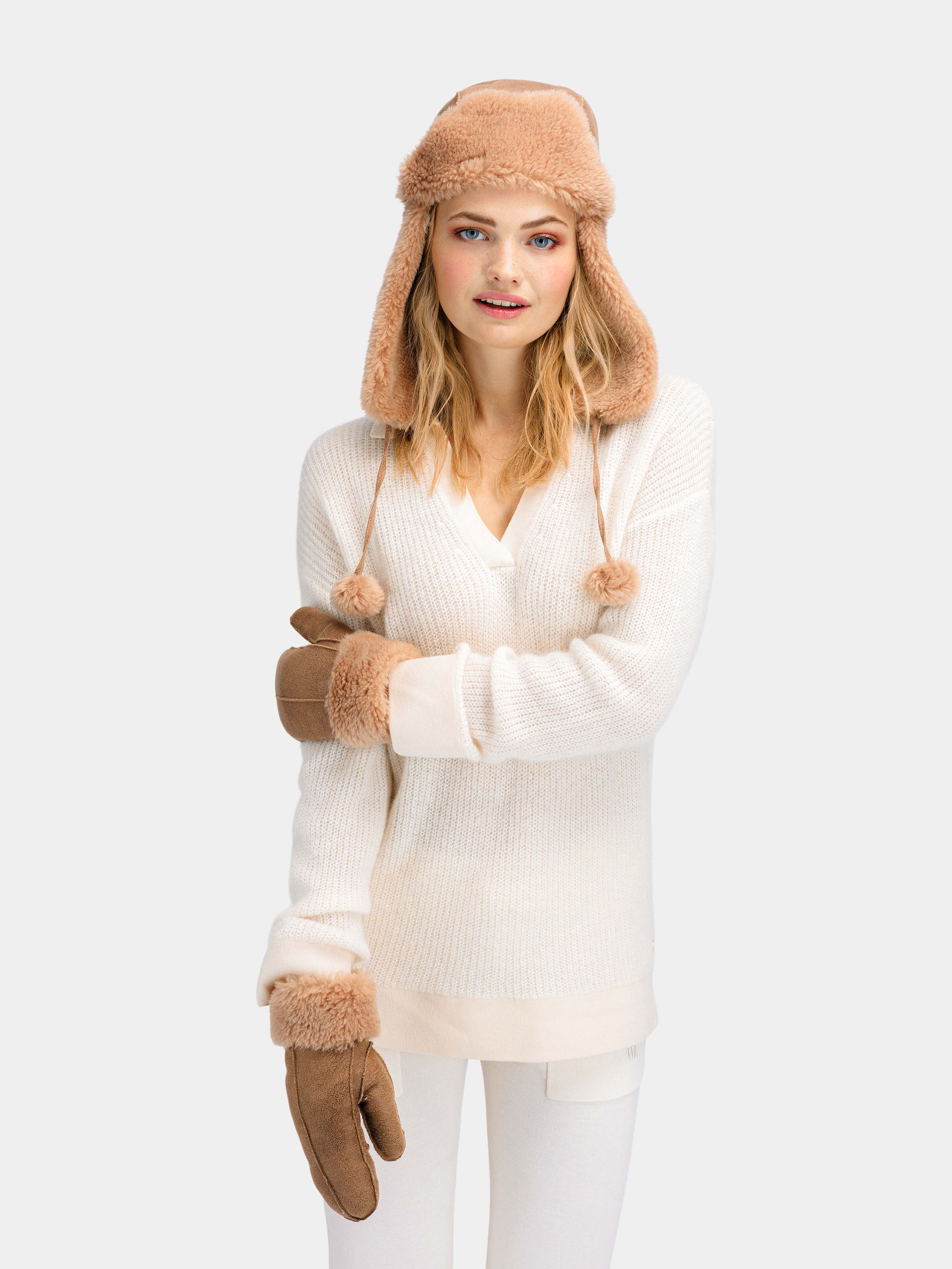 Solveggen Lammeull Votter Brown