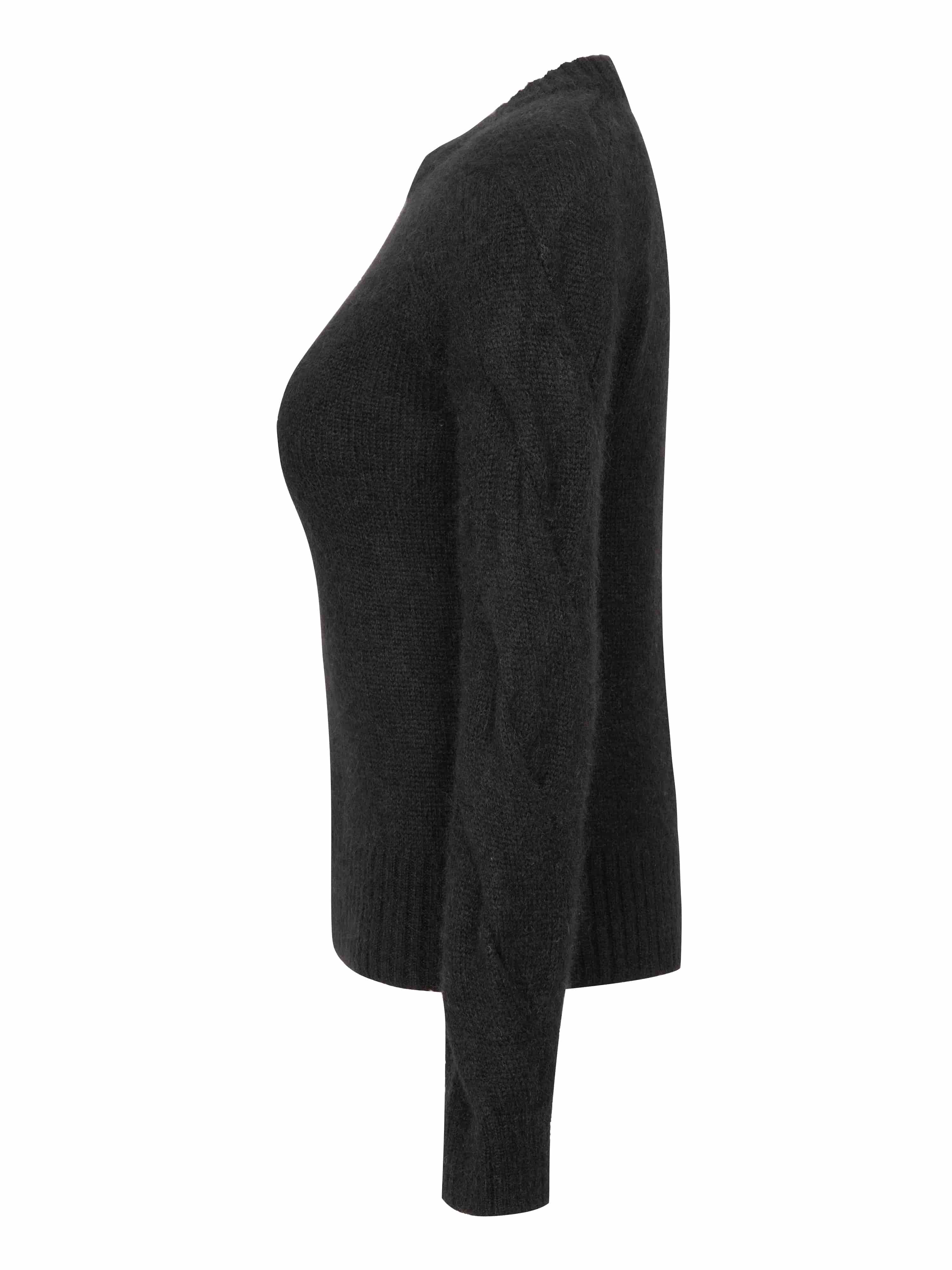 Tromøya Strikket Genser Black