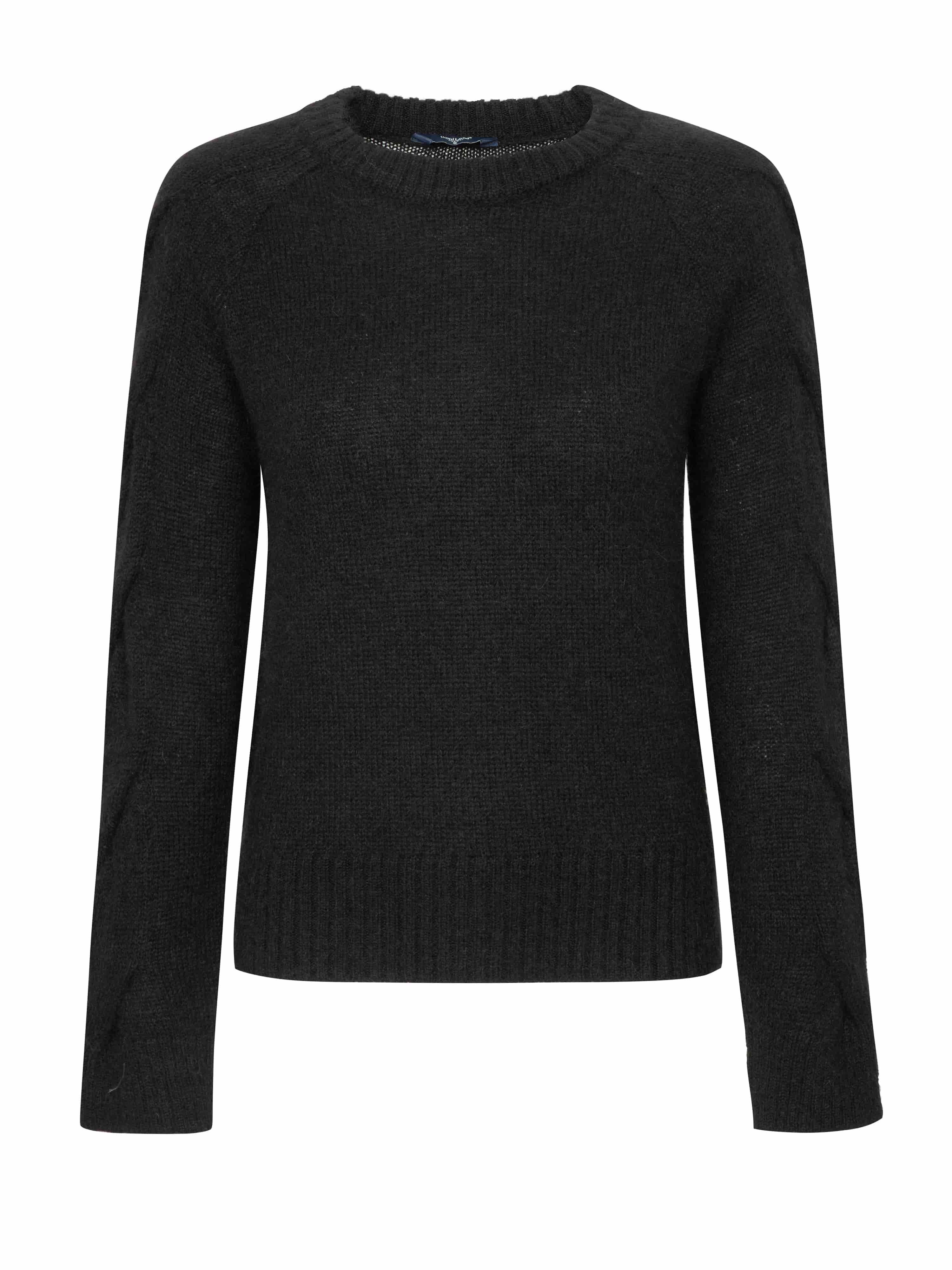 Tromøya Strikket Genser Black