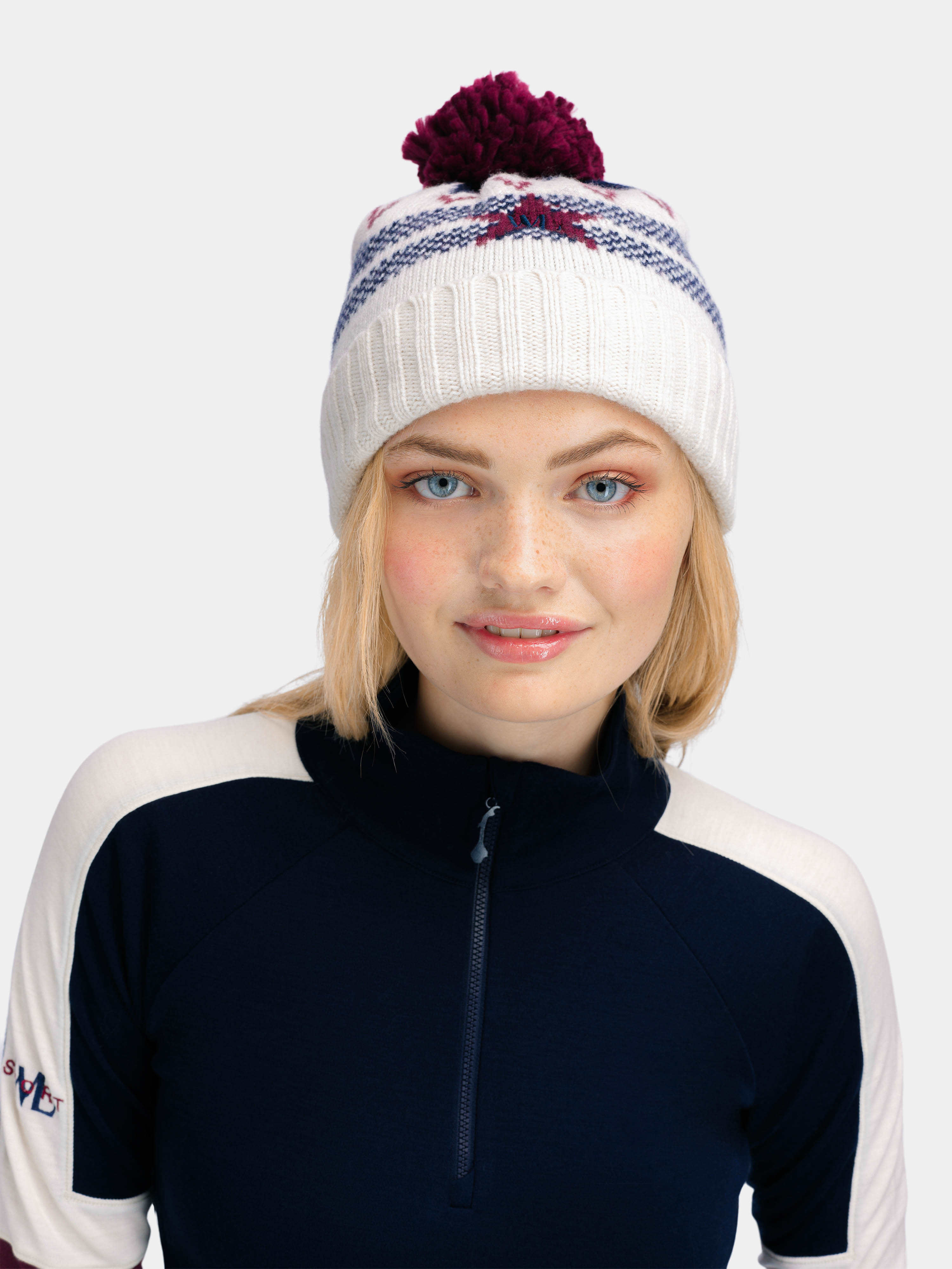 Veslepiggen Strikket Lue Cream