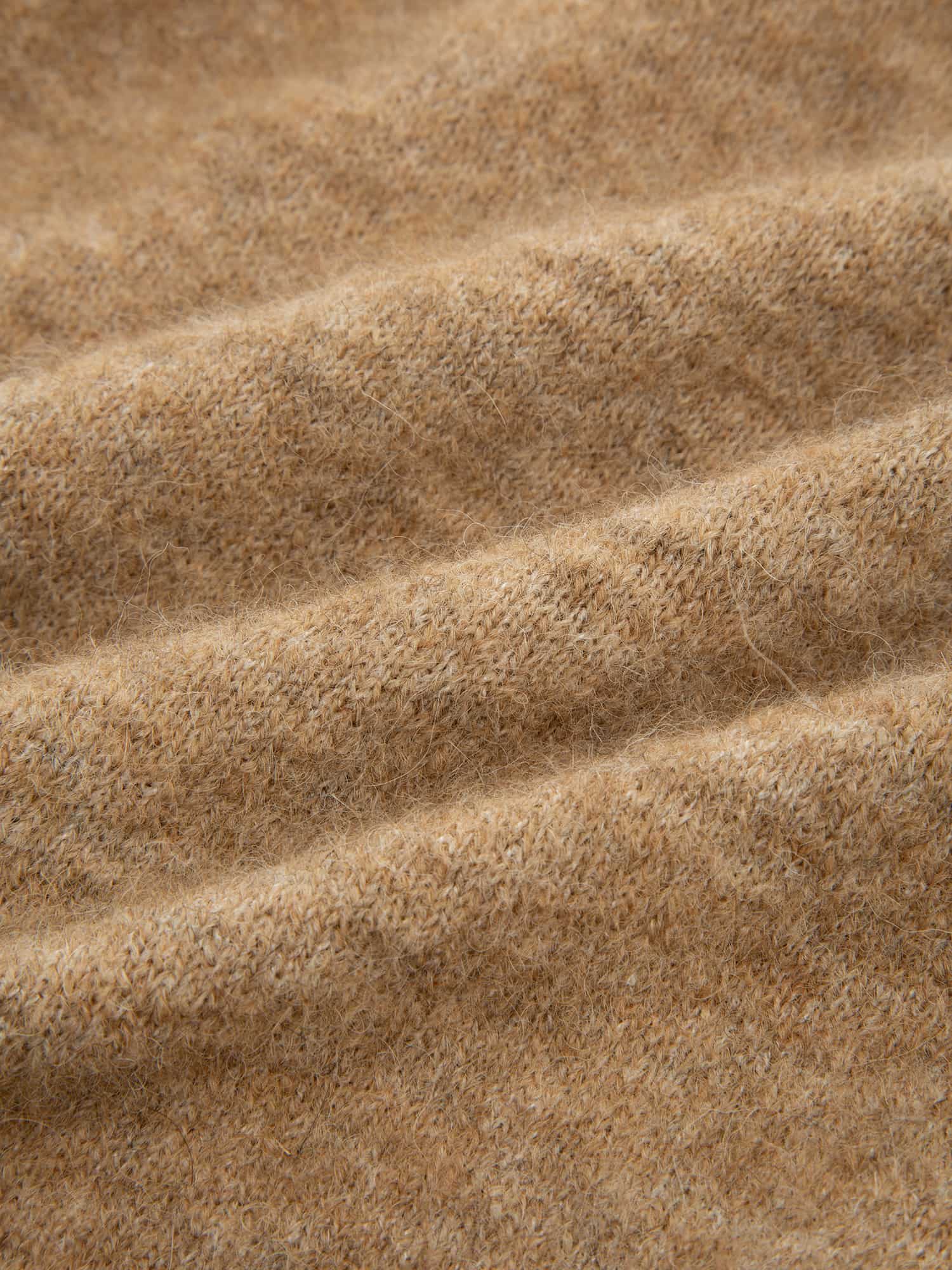 Loen Alpakka Strikkegenser Walnut