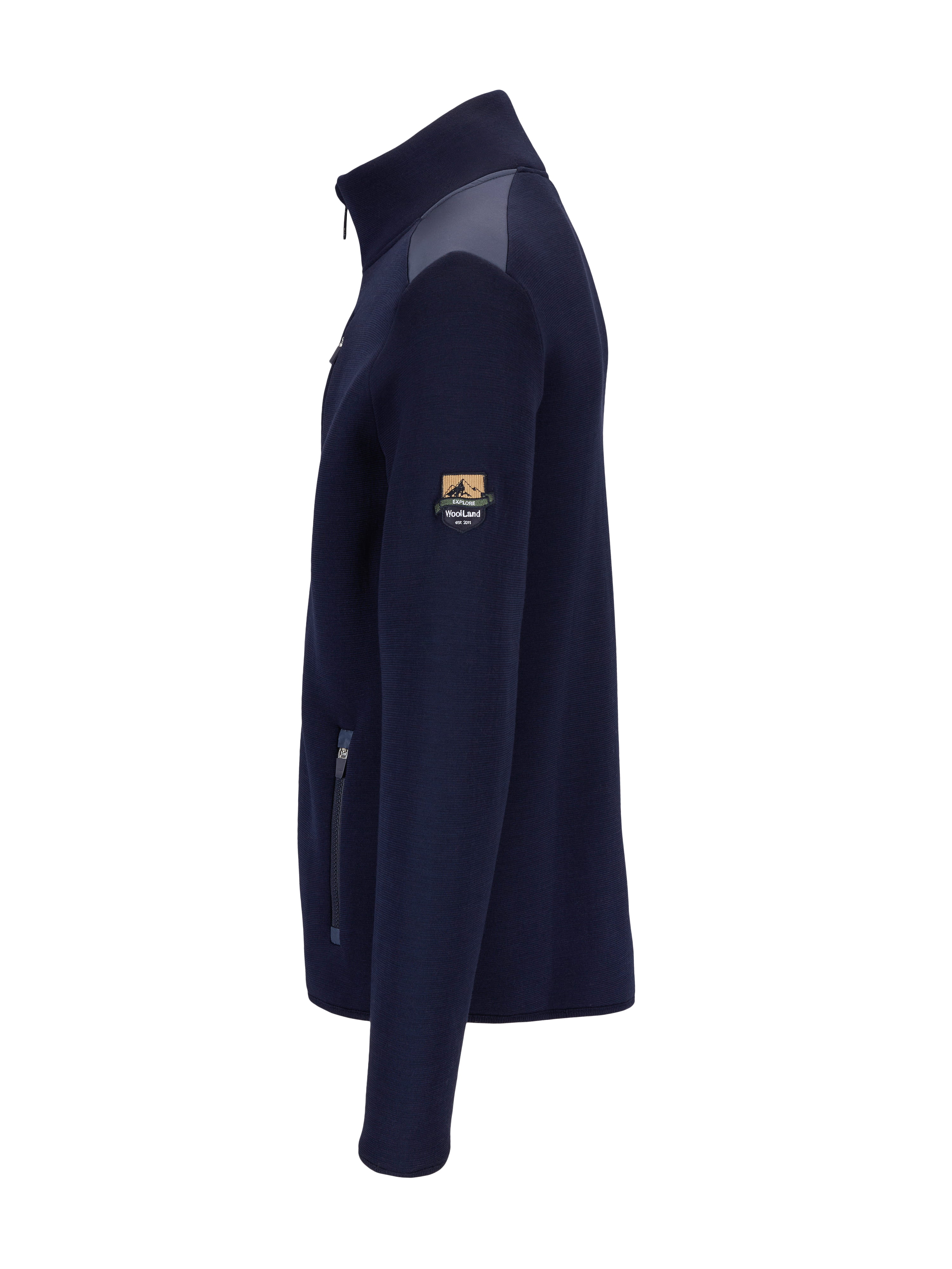 Sogndal Ull-fleece Jakke Blue Ink