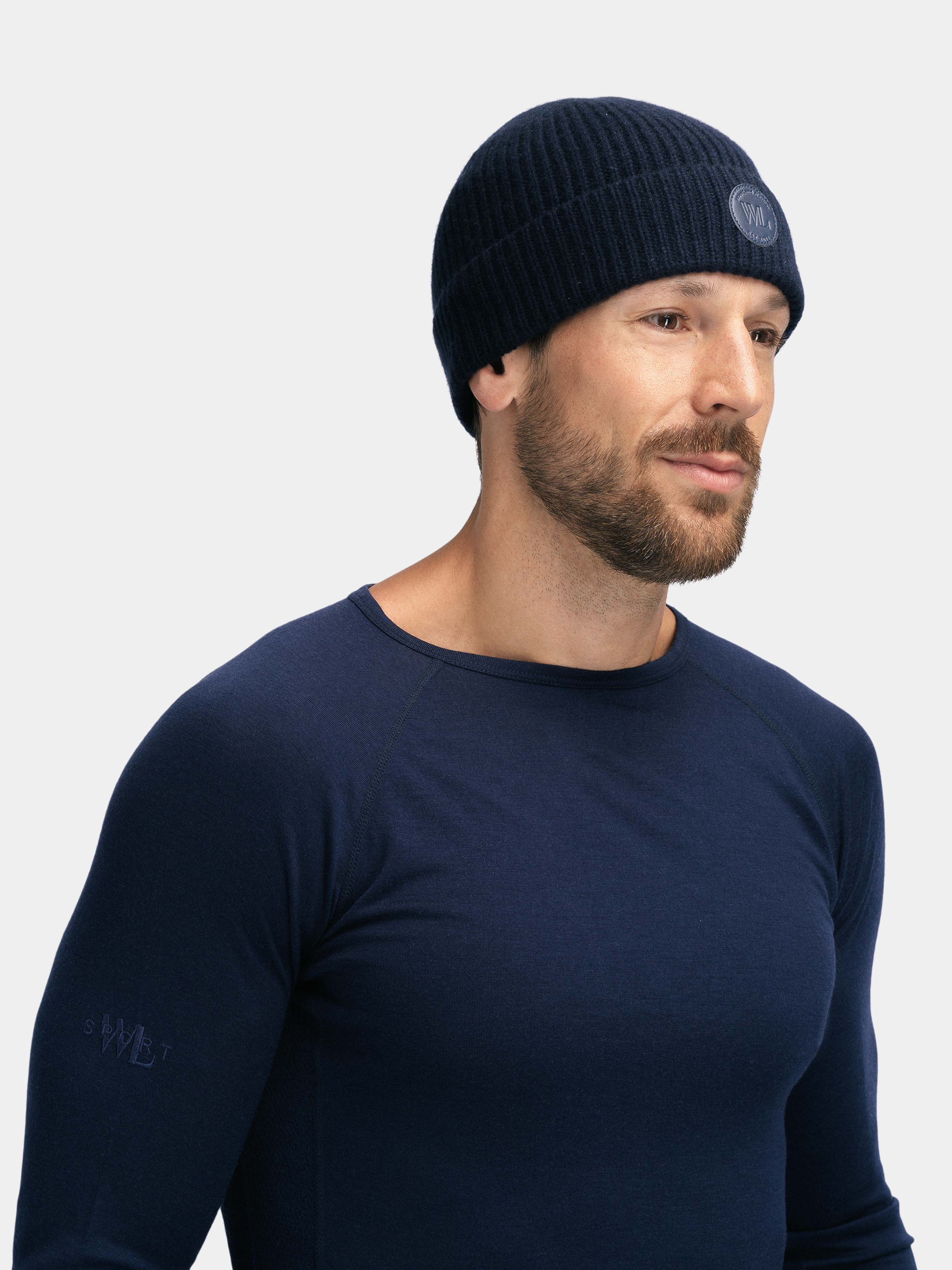 Reineheimen Strikket Kashmir Lue Dark Blue