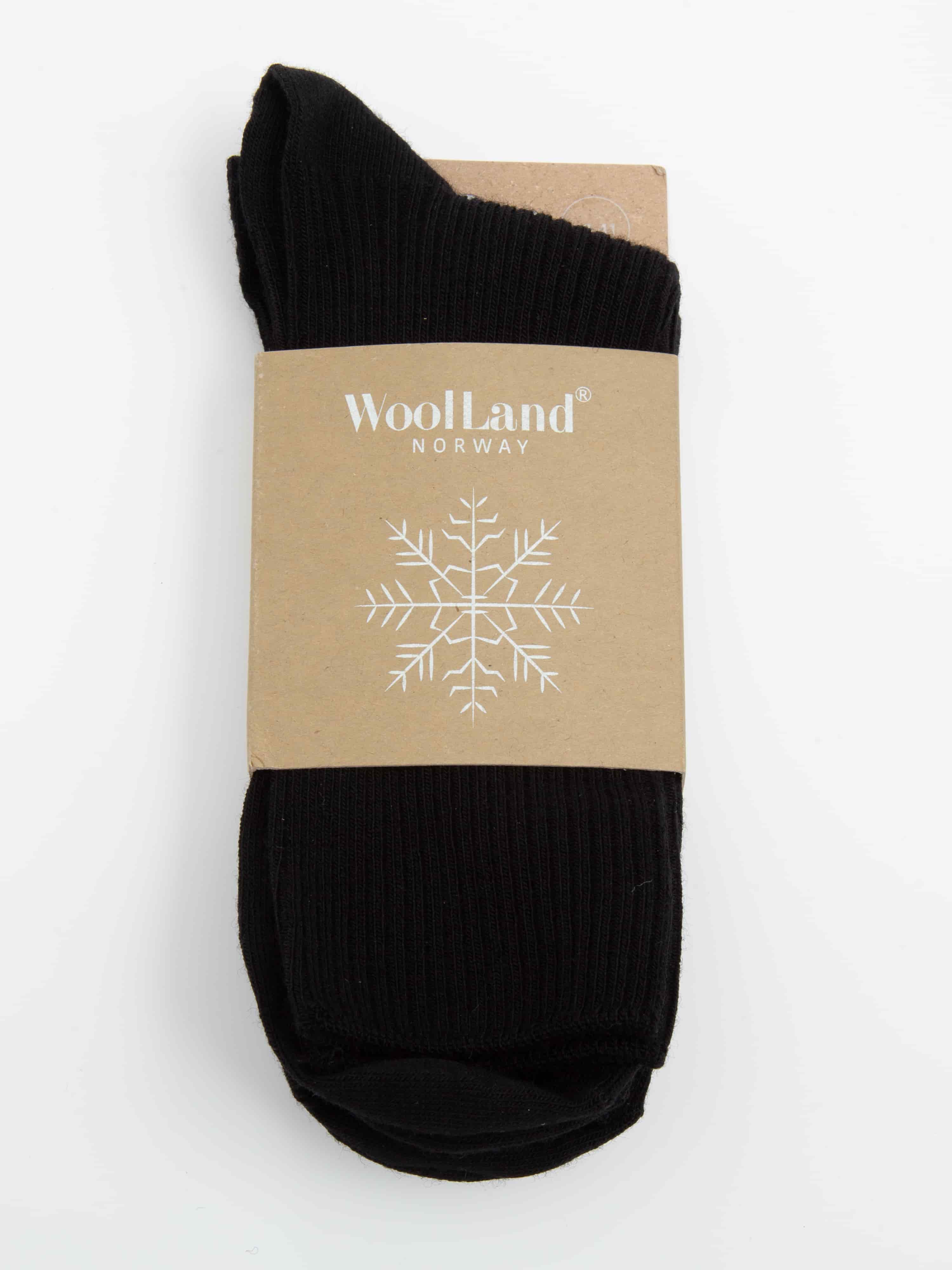 Rana Ullsokker 2-pk Pure Black