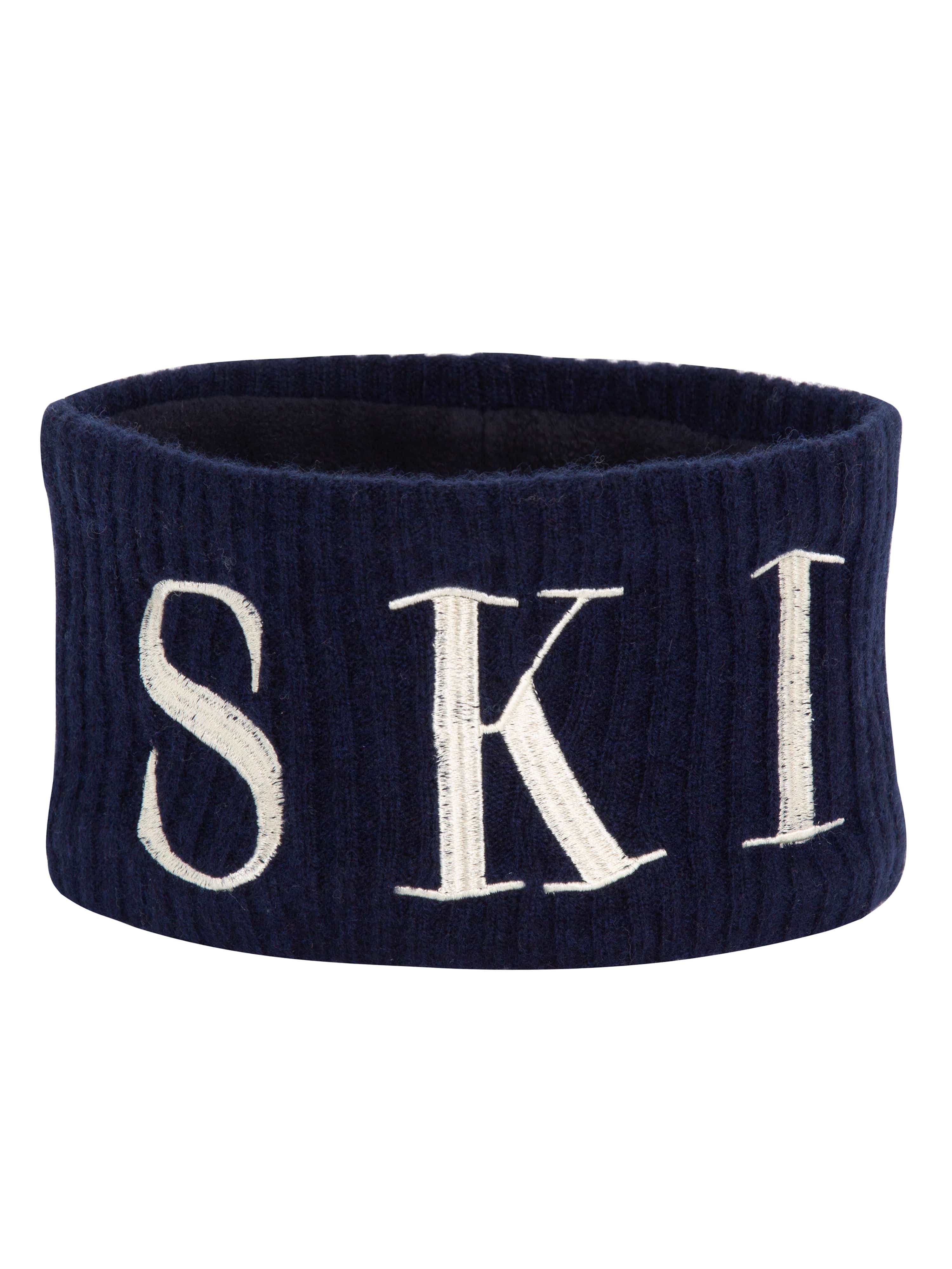 Voss Ribbestrikket Pannebånd Blue ink