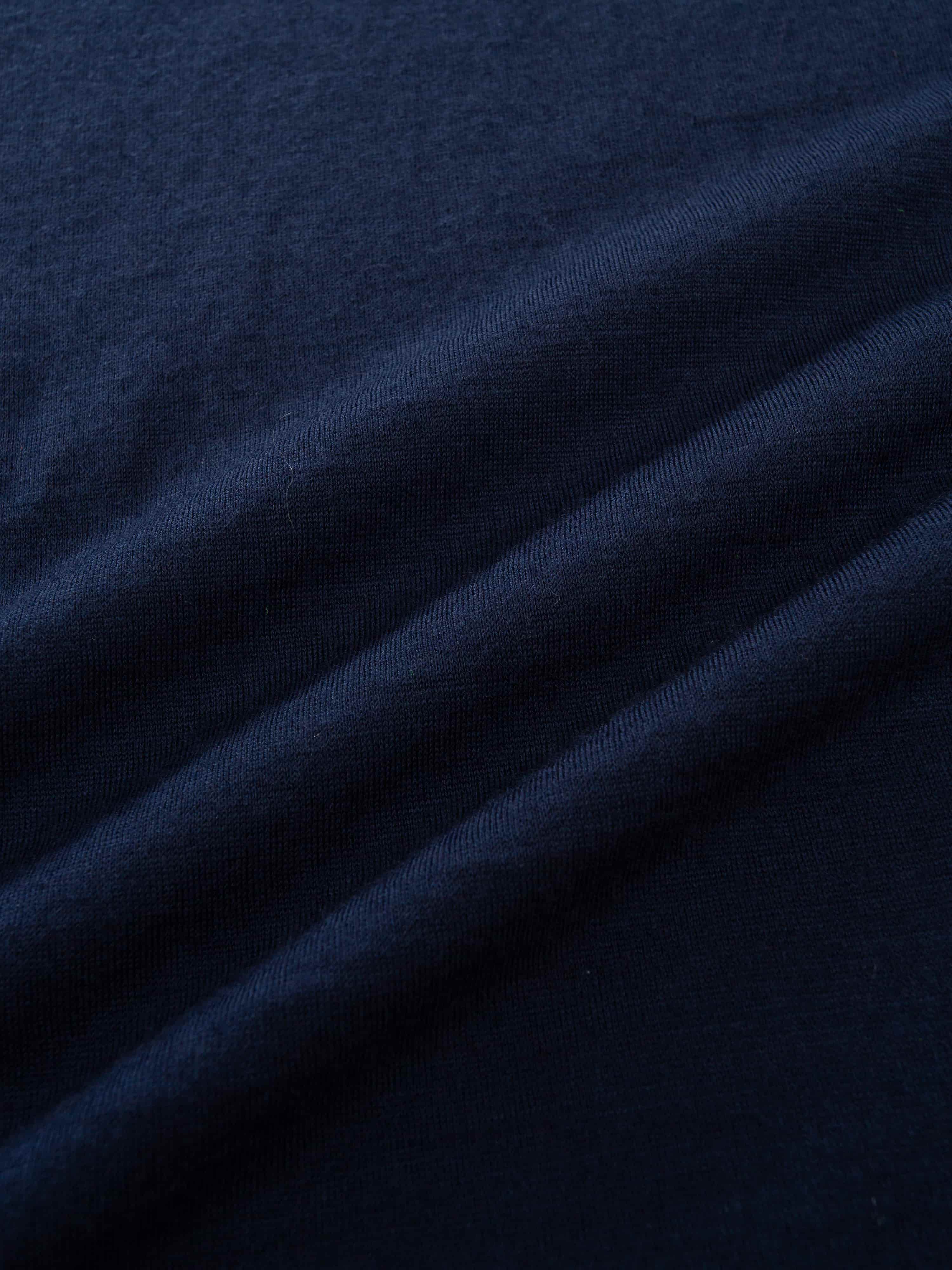 Skorve Merino T-skjorte Blue Ink
