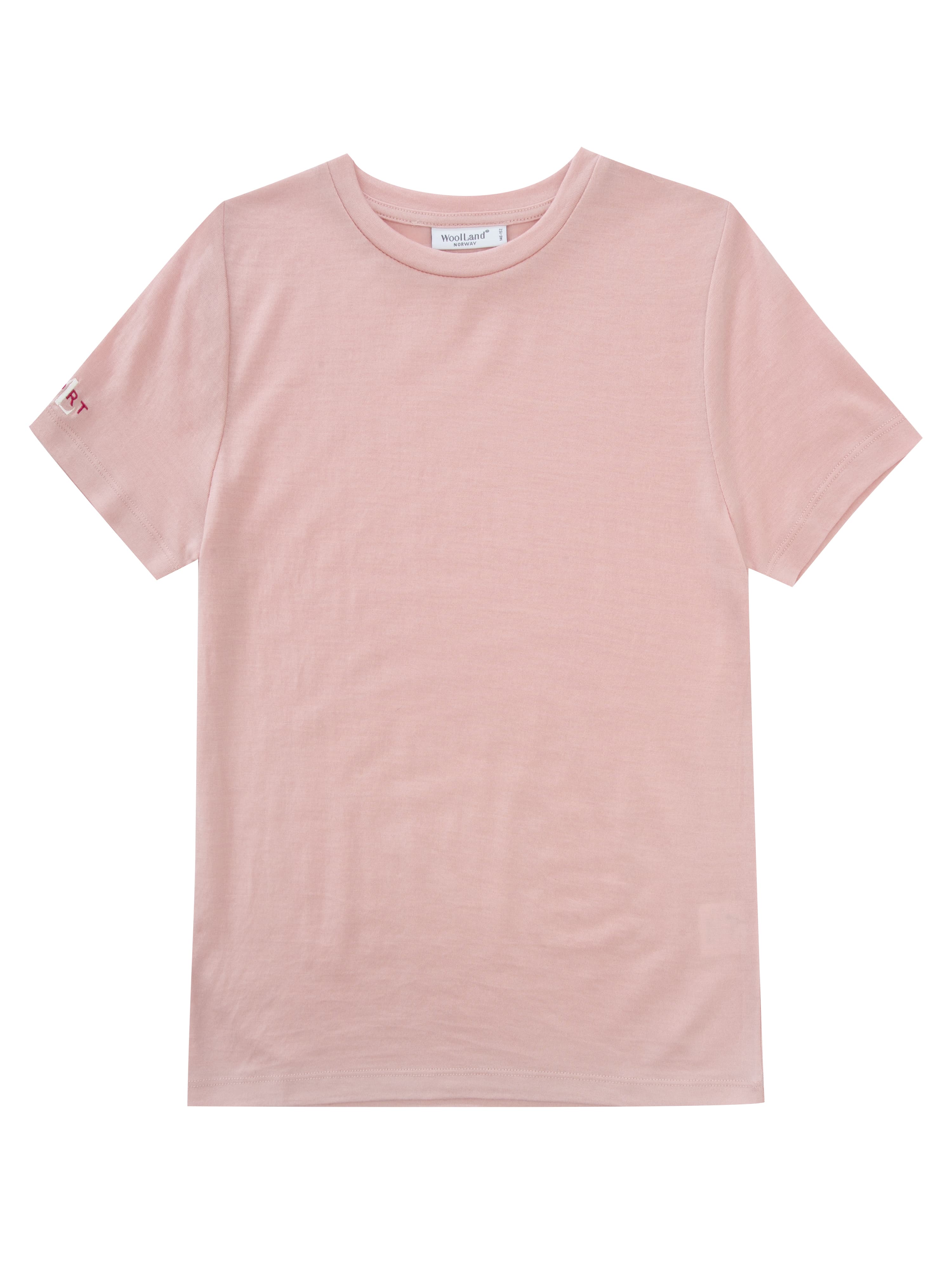 Skorve Ull T-skjorte Rose Smoke