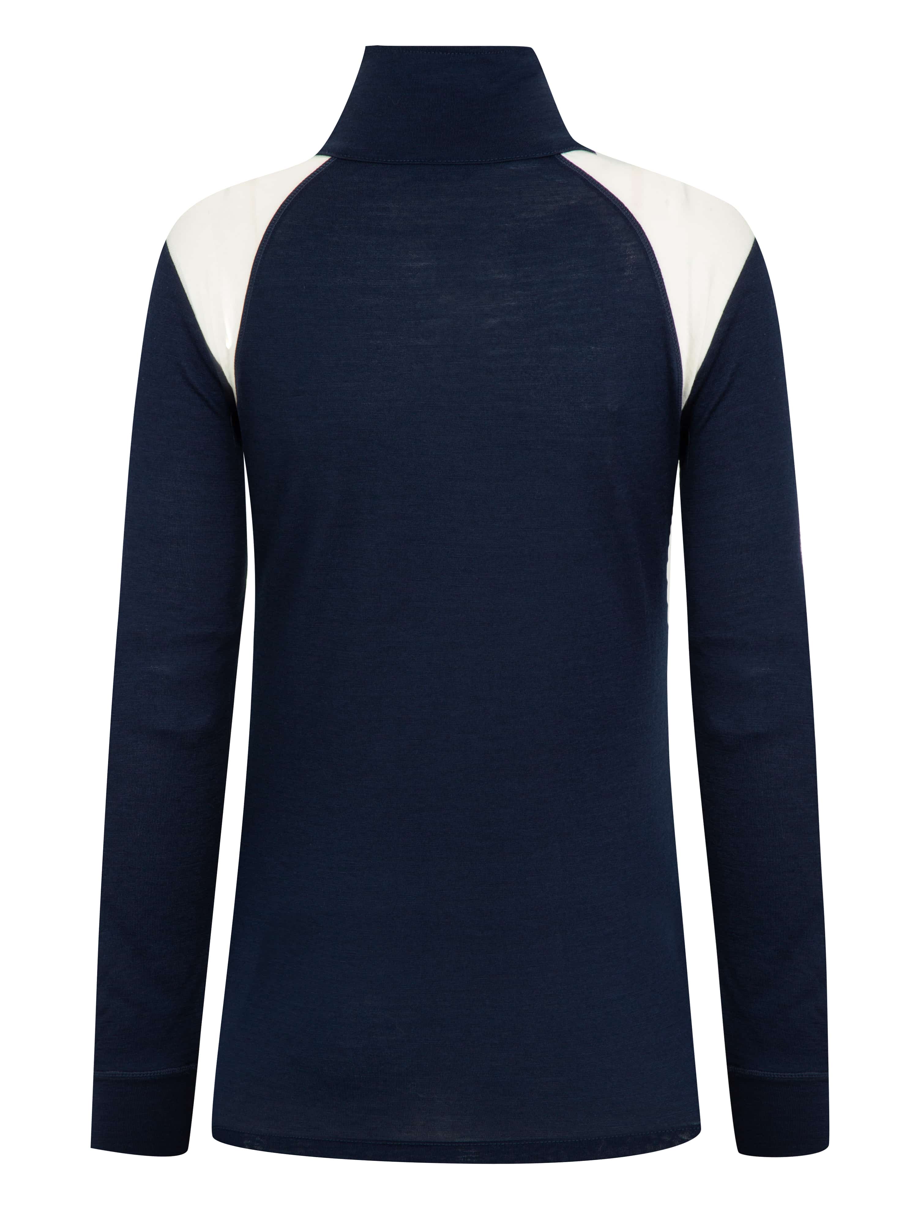 Hilleknuten Half-zip Ulltrøye Blue Ink