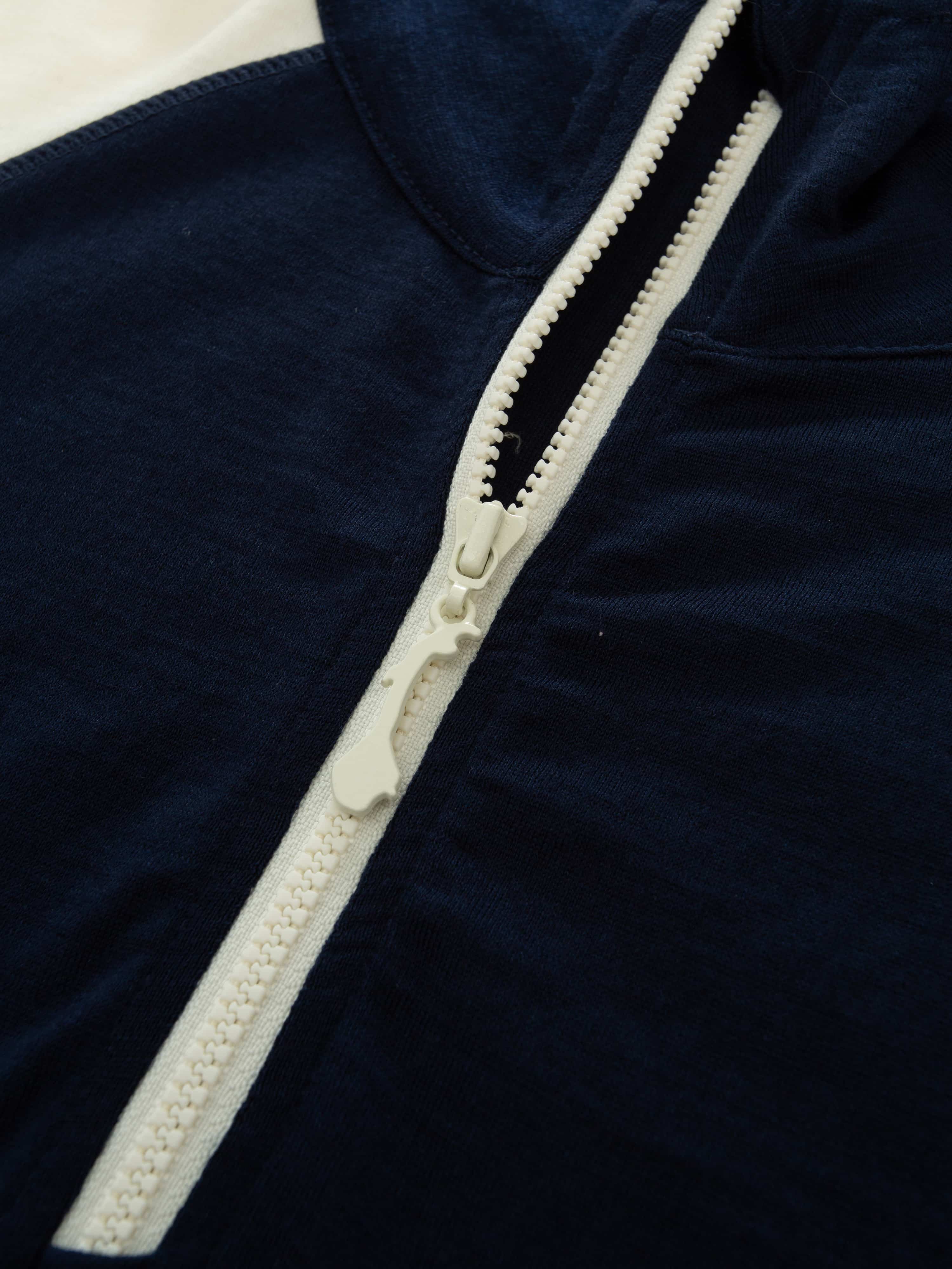 Hilleknuten Half-zip Ulltrøye Blue Ink