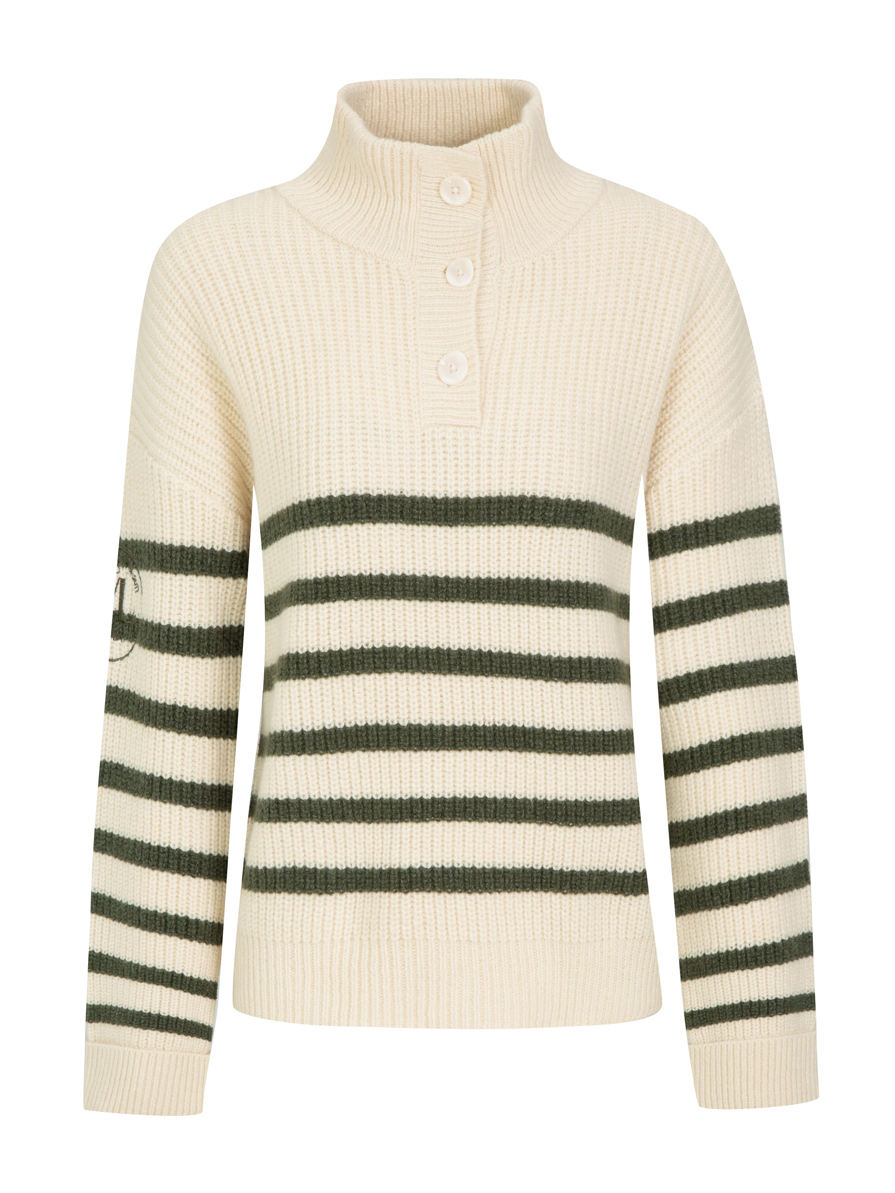 Lomseggen Strikkegenser White Swan