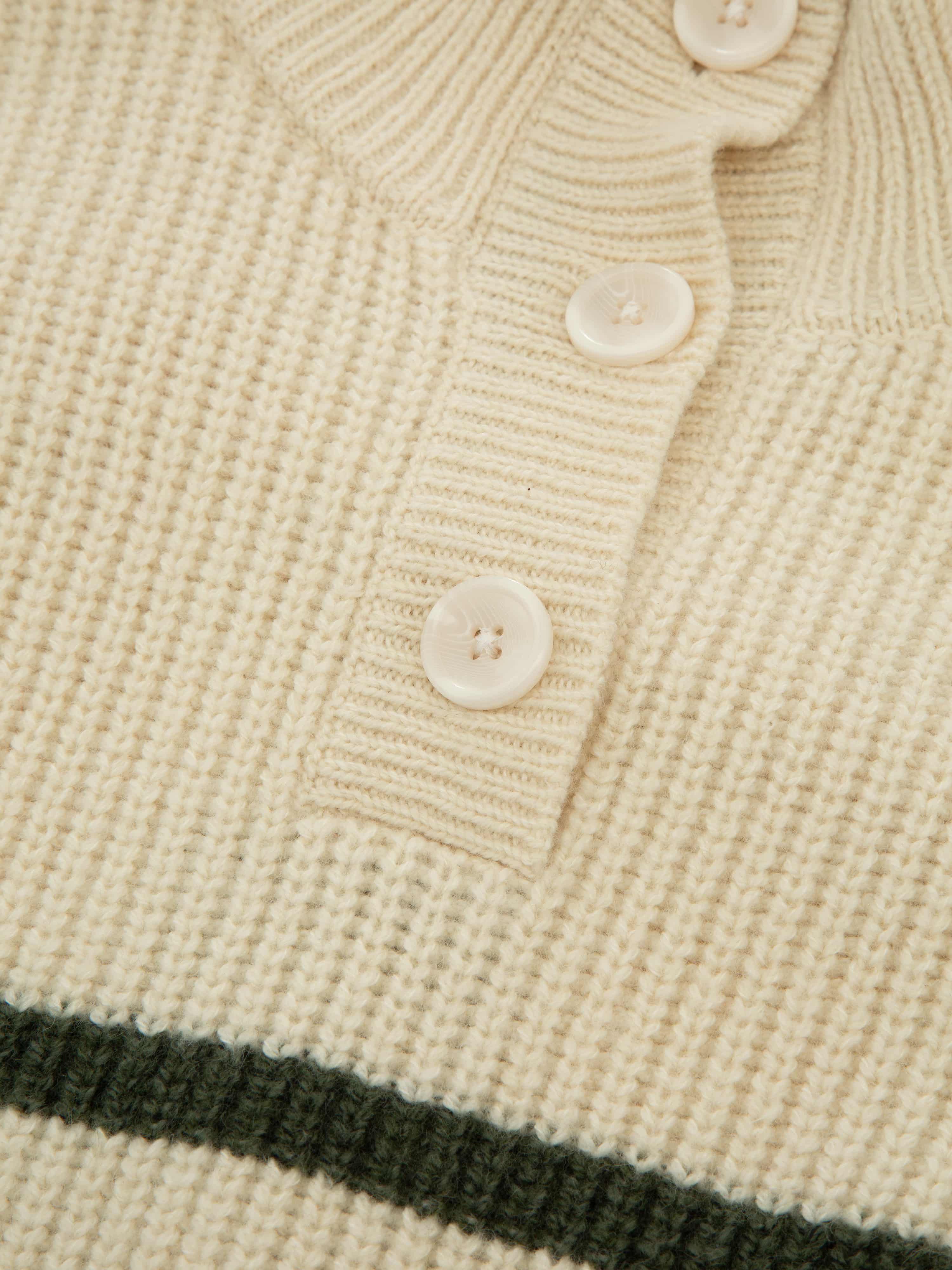 Lomseggen Strikkegenser White Swan