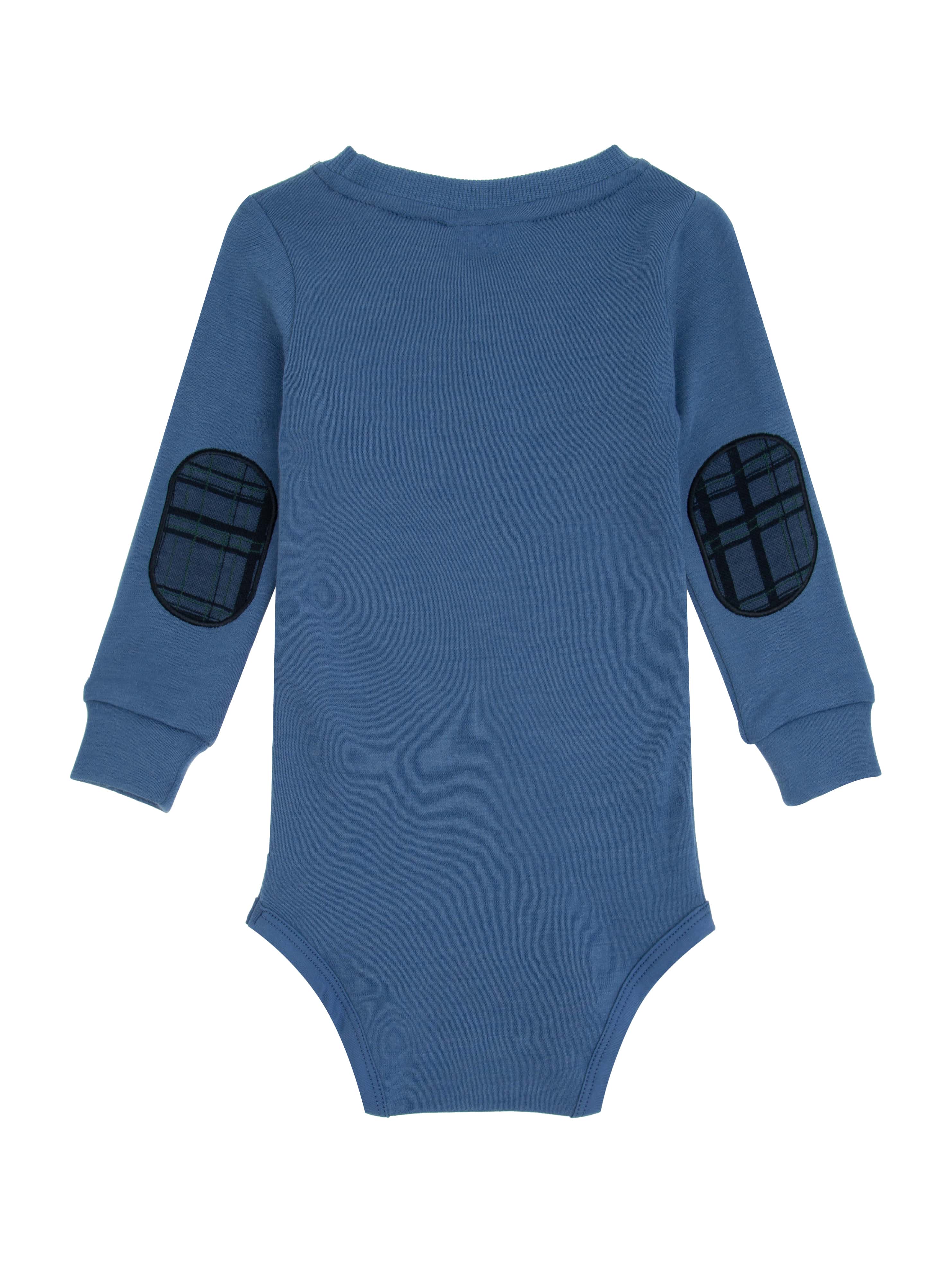 Bergen Merino Ullbody 0-3 år Berry Blue