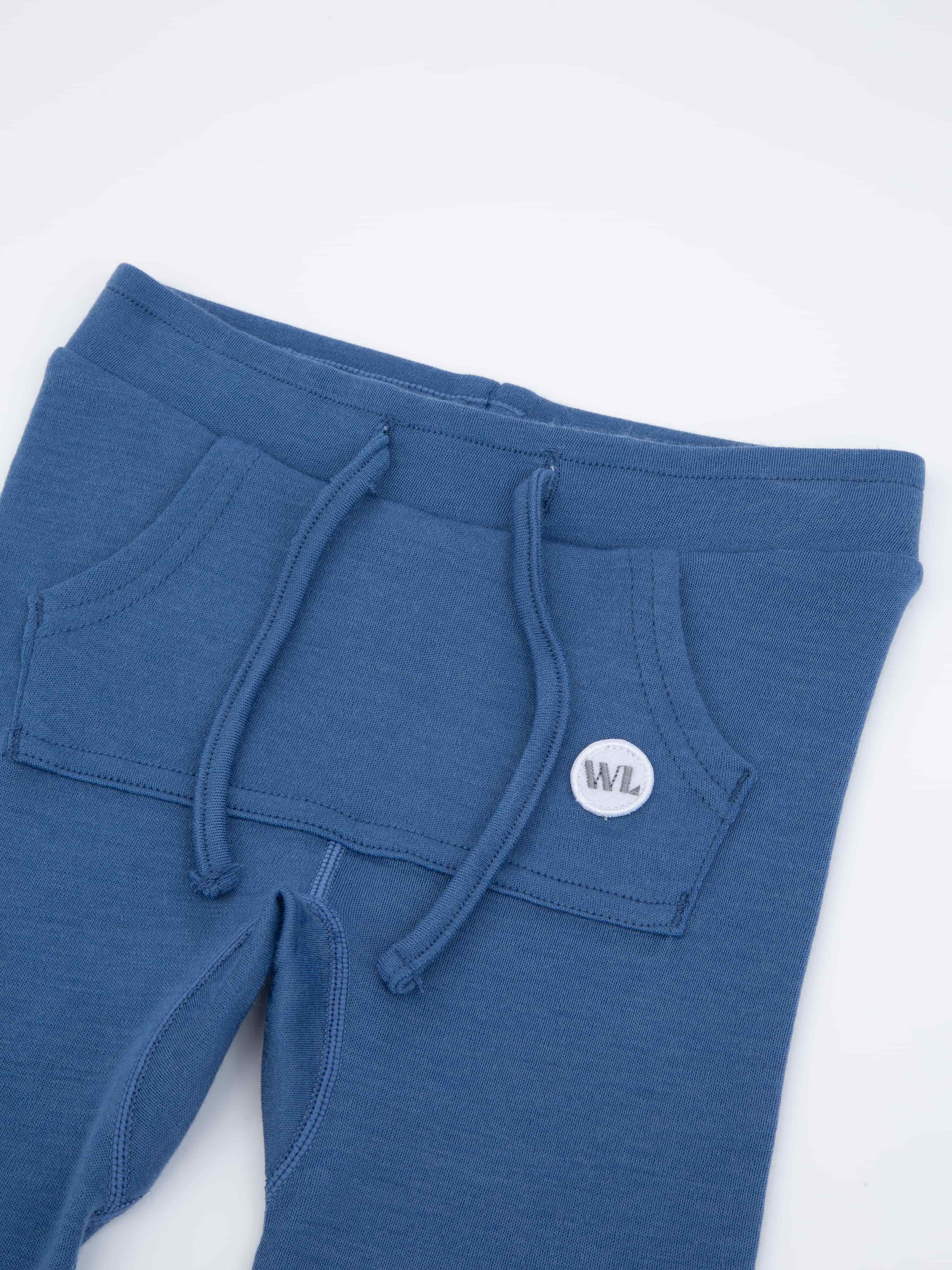 Bergen Merino Ullbukse 0-3 år Berry Blue