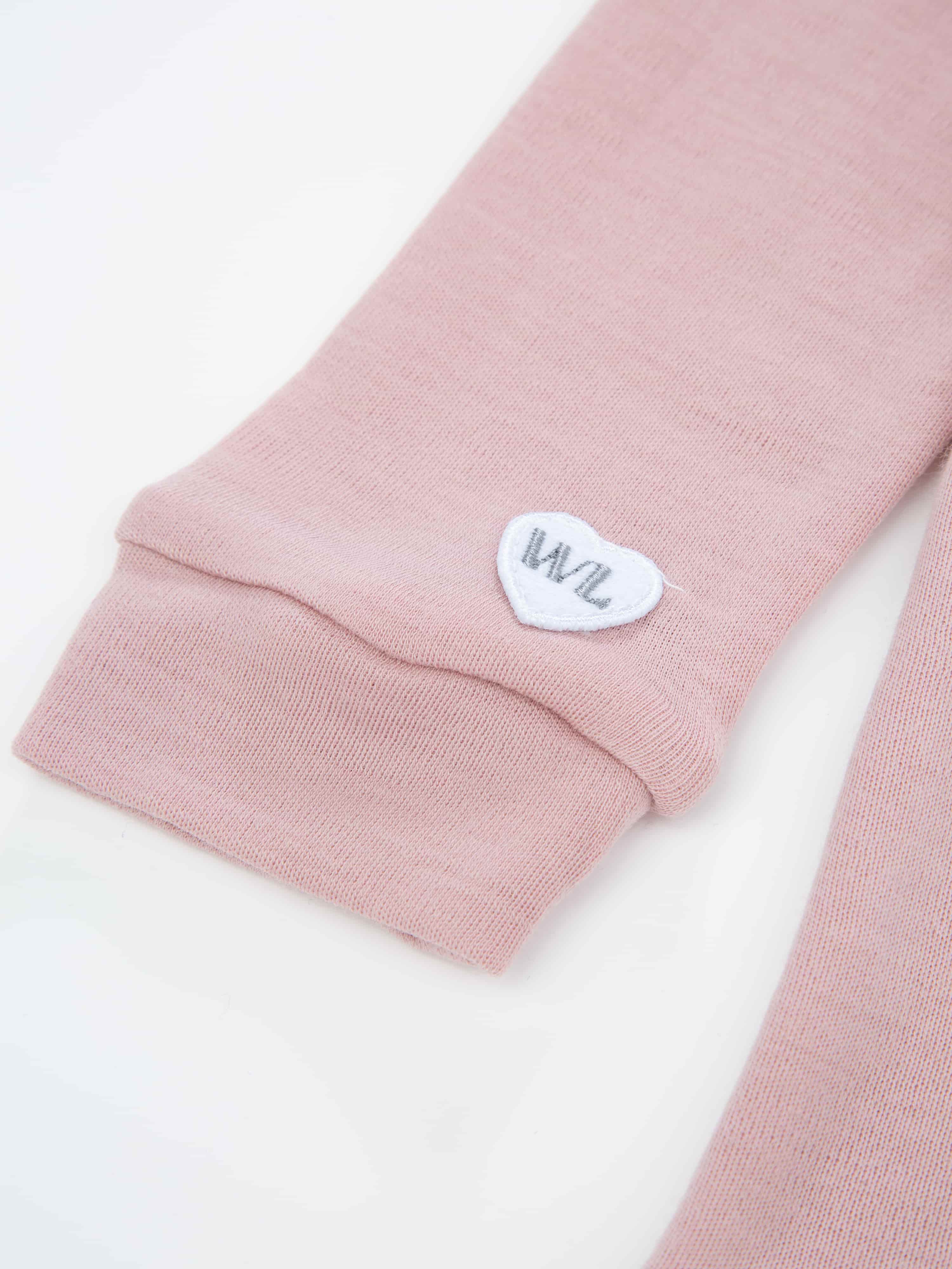 Bergen Merino Ullbody 0-2 år Old Pink