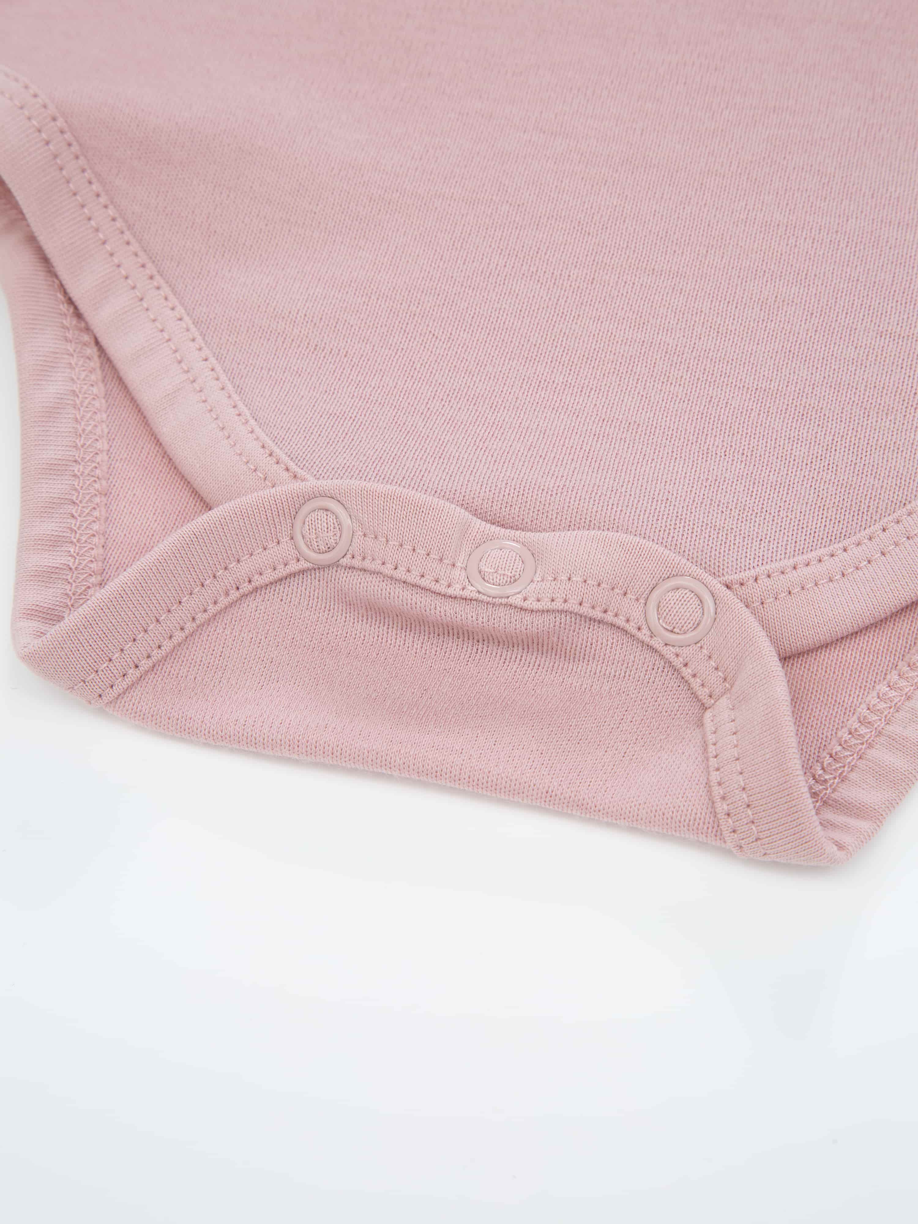 Bergen Merino Ullbody 0-2 år Old Pink