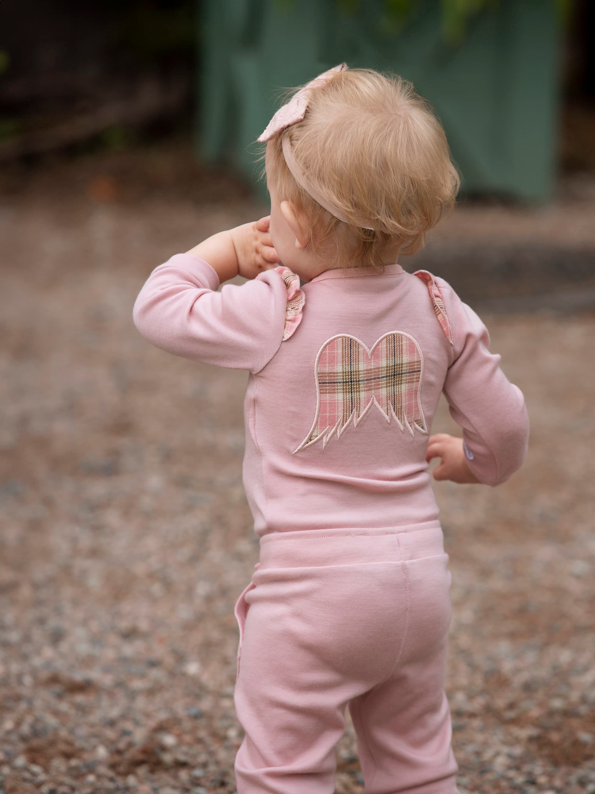 Bergen Merino Ullbody 0-2 år Old Pink