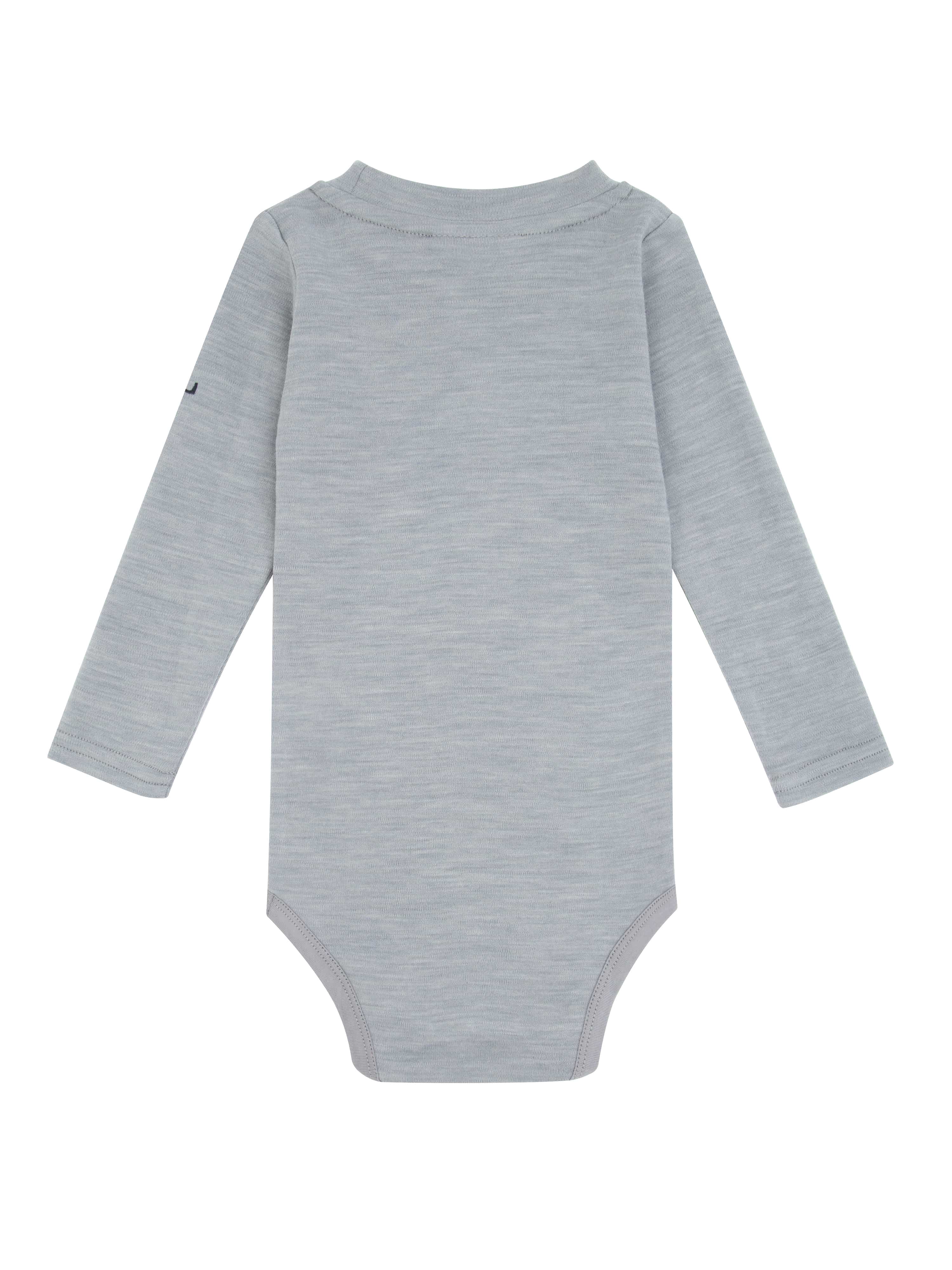 Dovre Merino Ullbody 0-3 år Grey Melange