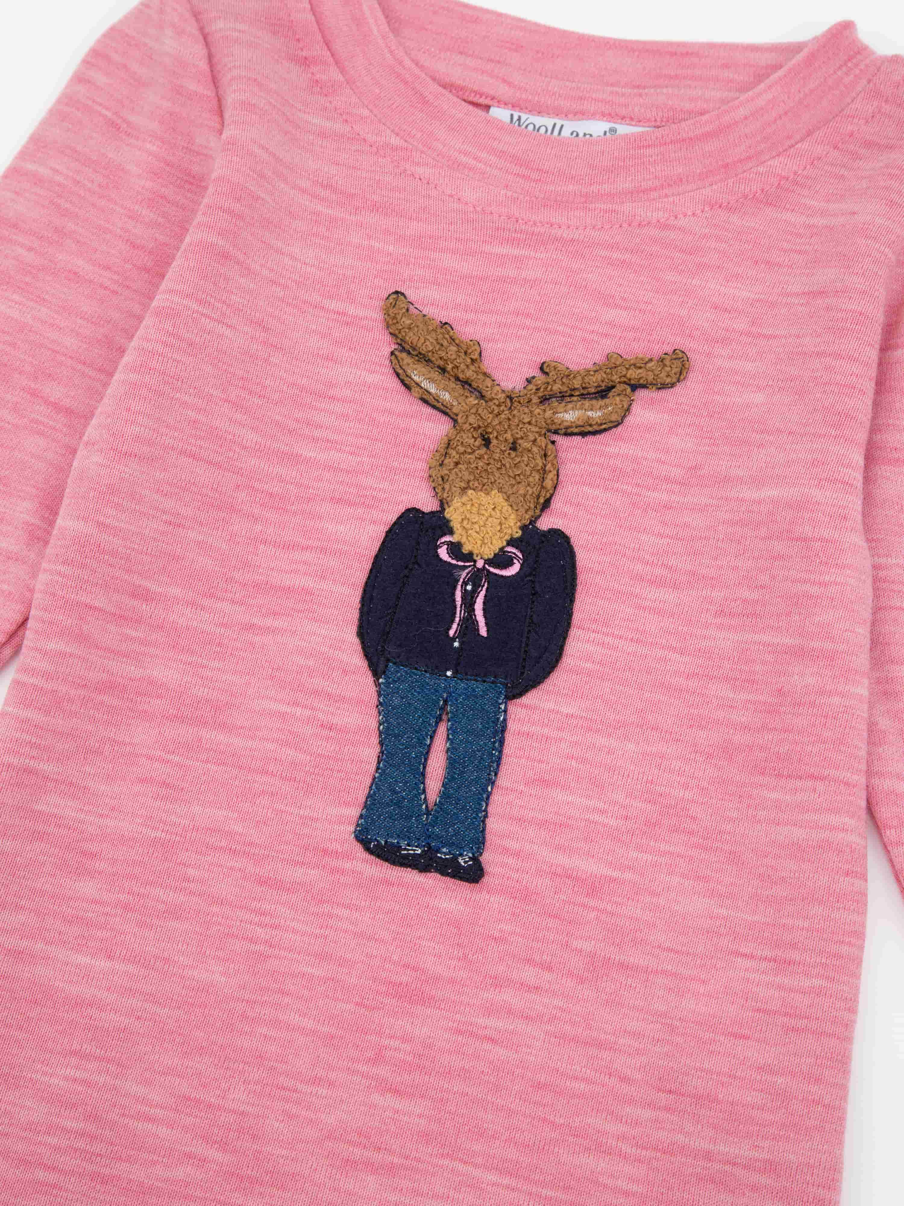 Dovre Merino Ullbody 0-3 år Rose Blush