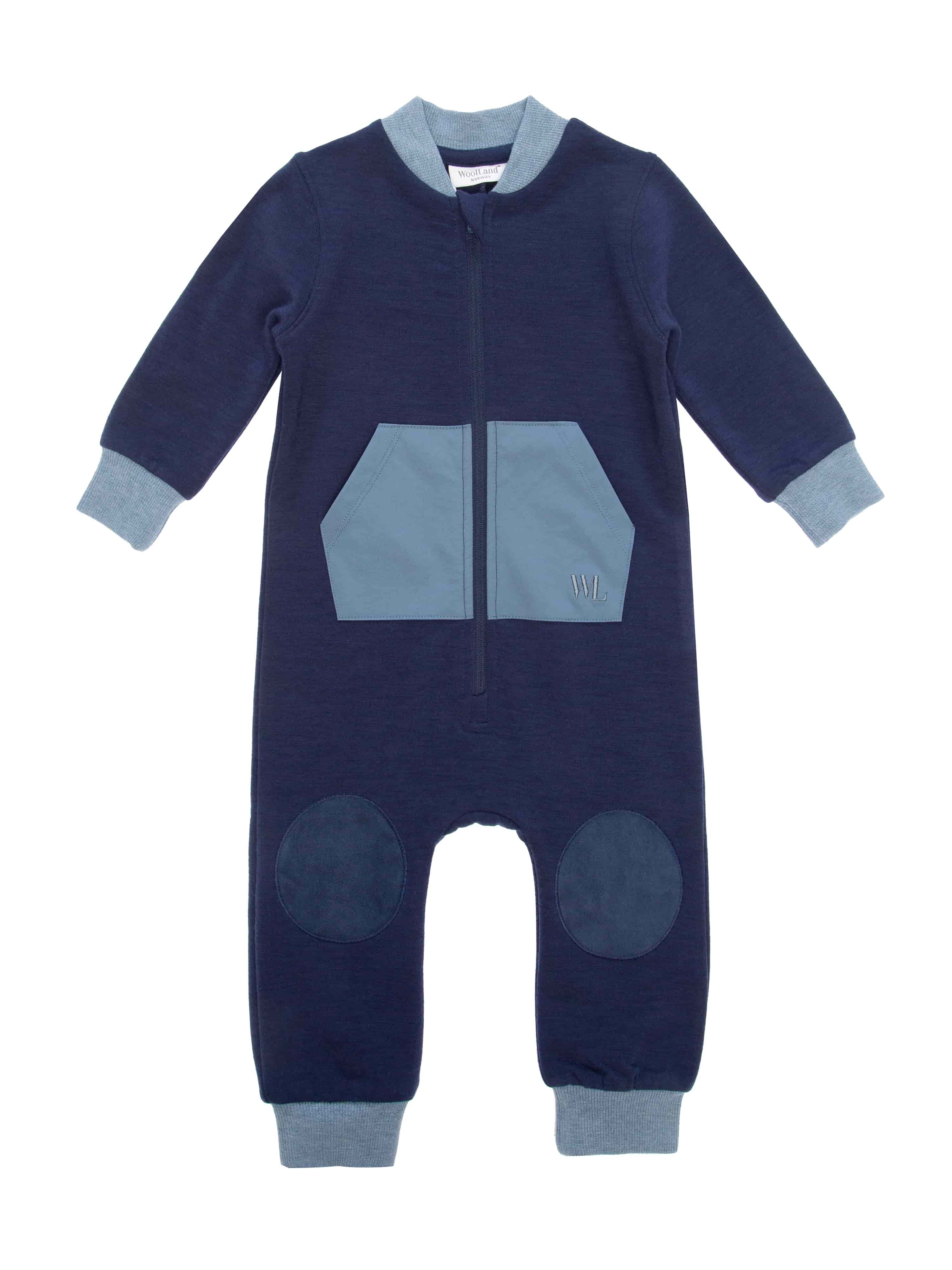 Bergen Ulldress 0-3 år Blue Ink