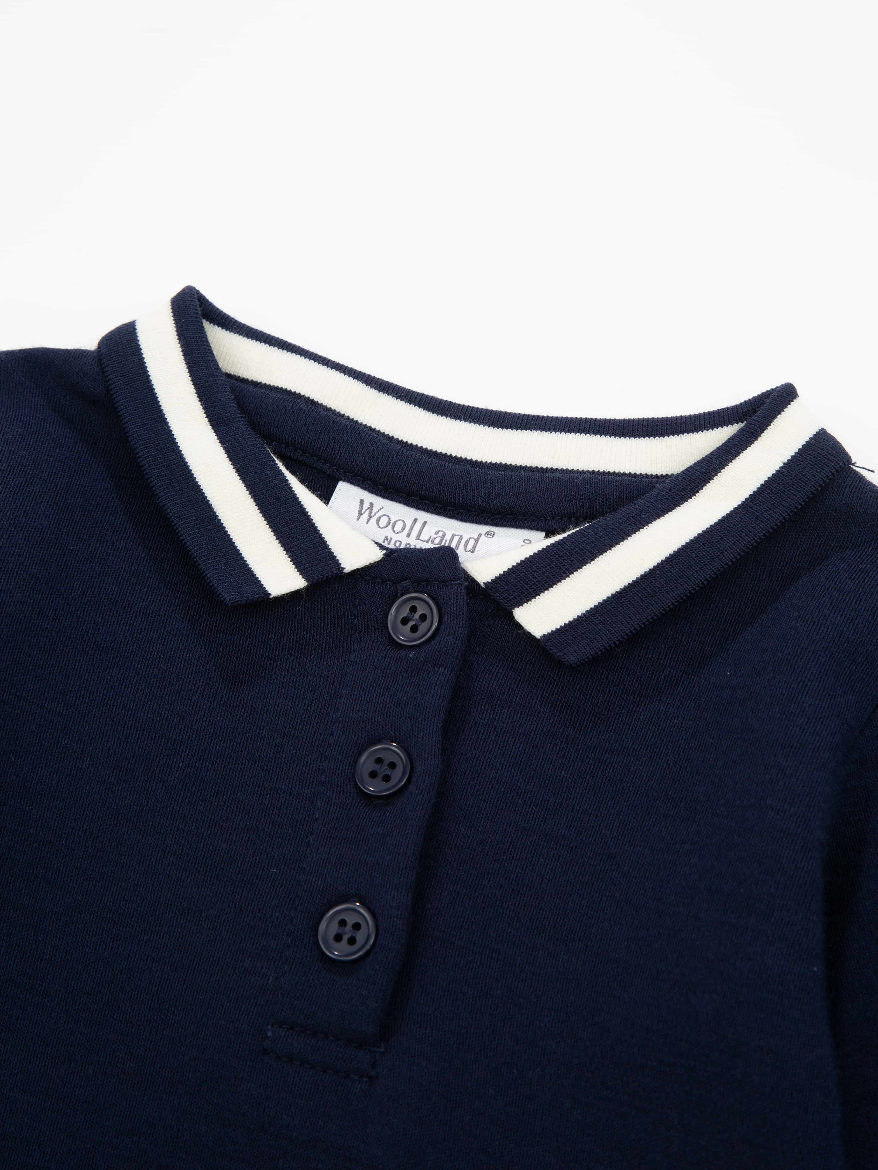 Drammen Merino Body 0-2 år Blue Ink