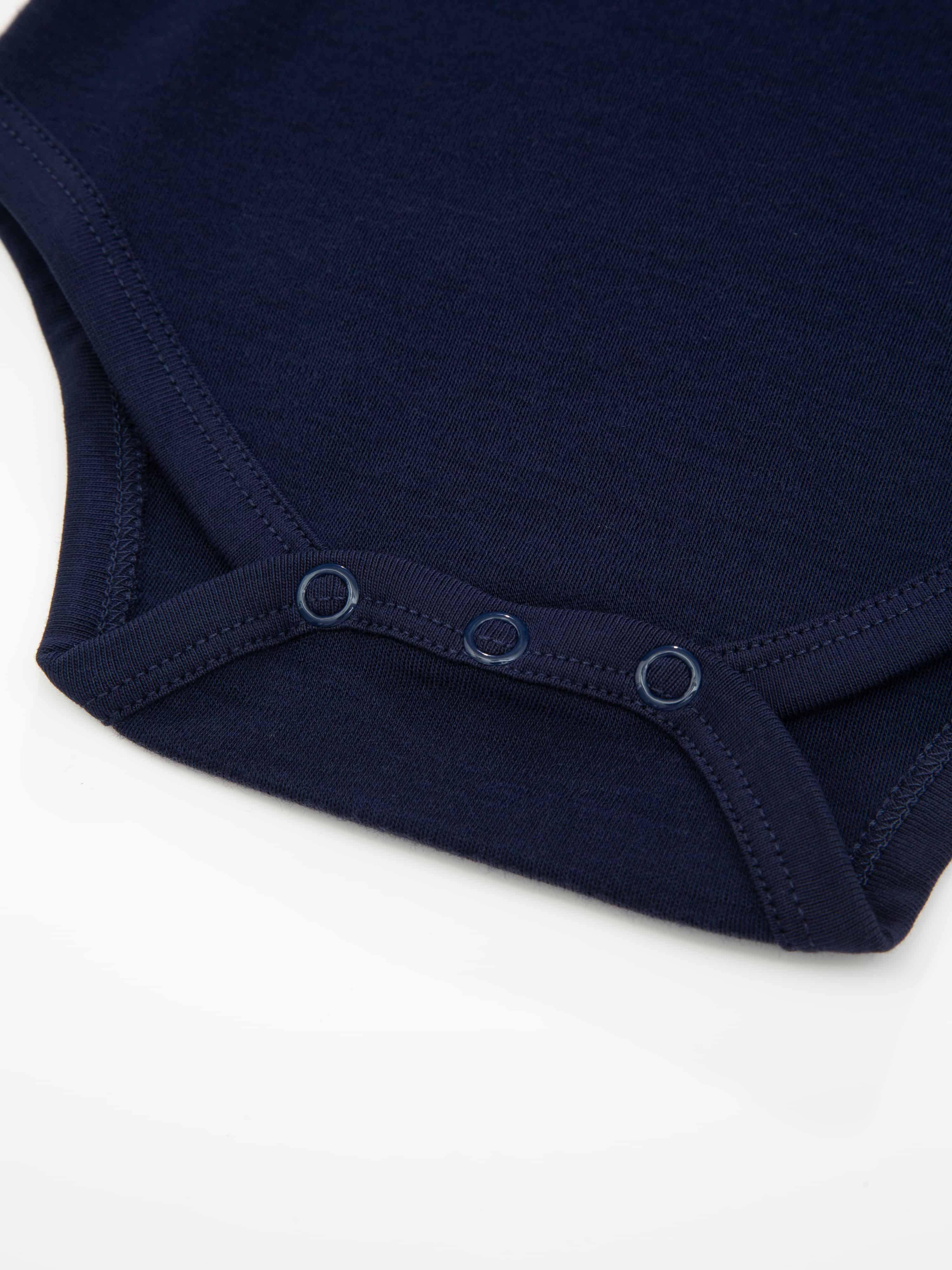 Drammen Merino Body 0-2 år Blue Ink