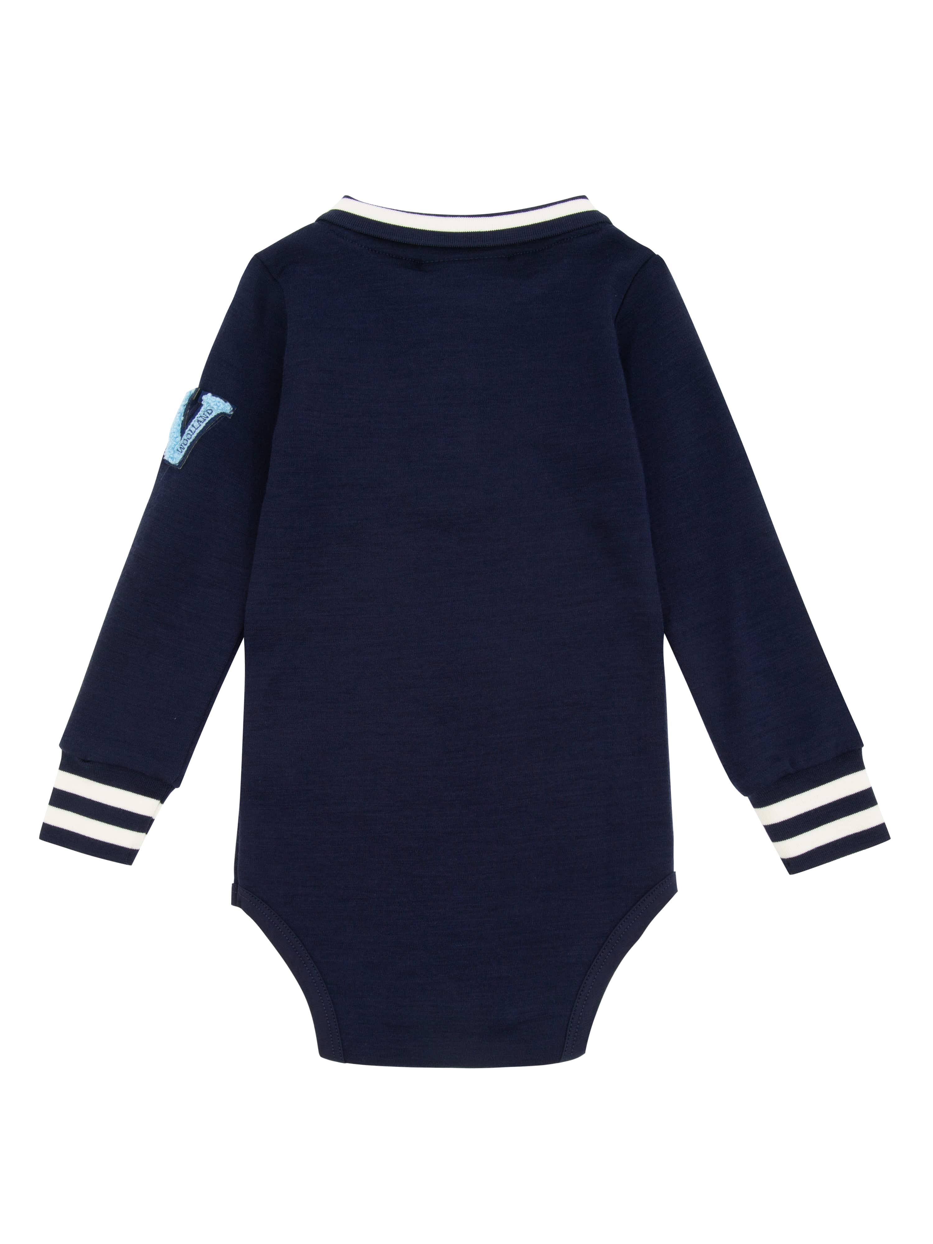 Drammen Merino Body 0-2 år Blue Ink
