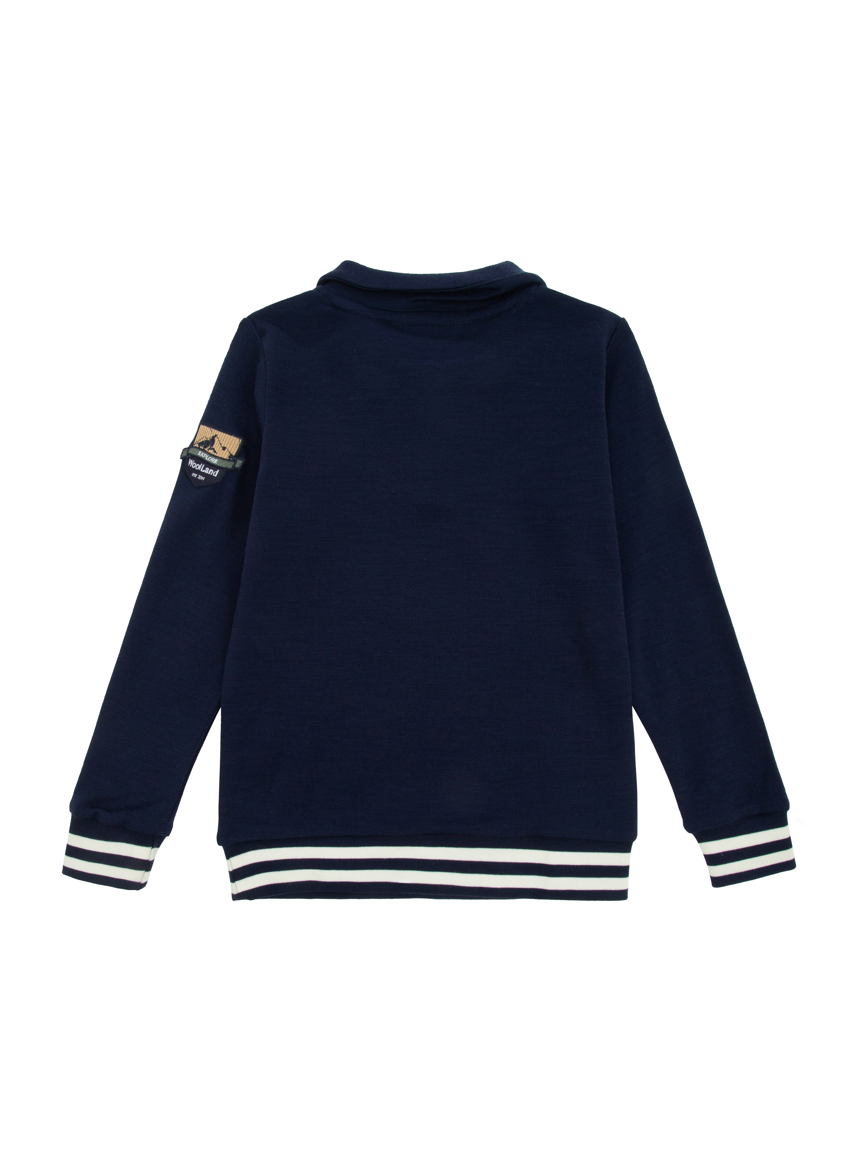 Drammen Merino Genser Blue Ink