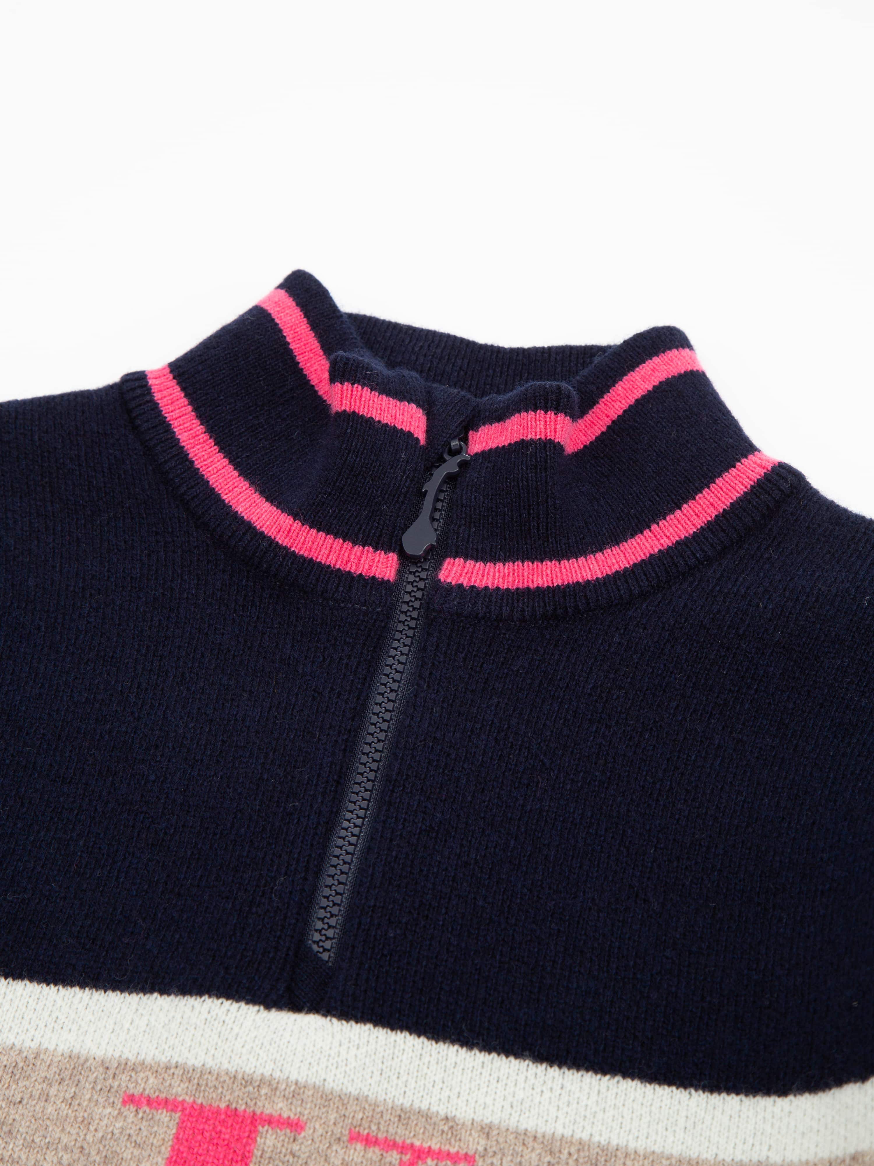 Hemsedal Half-zip Ullgenser Dark Blue