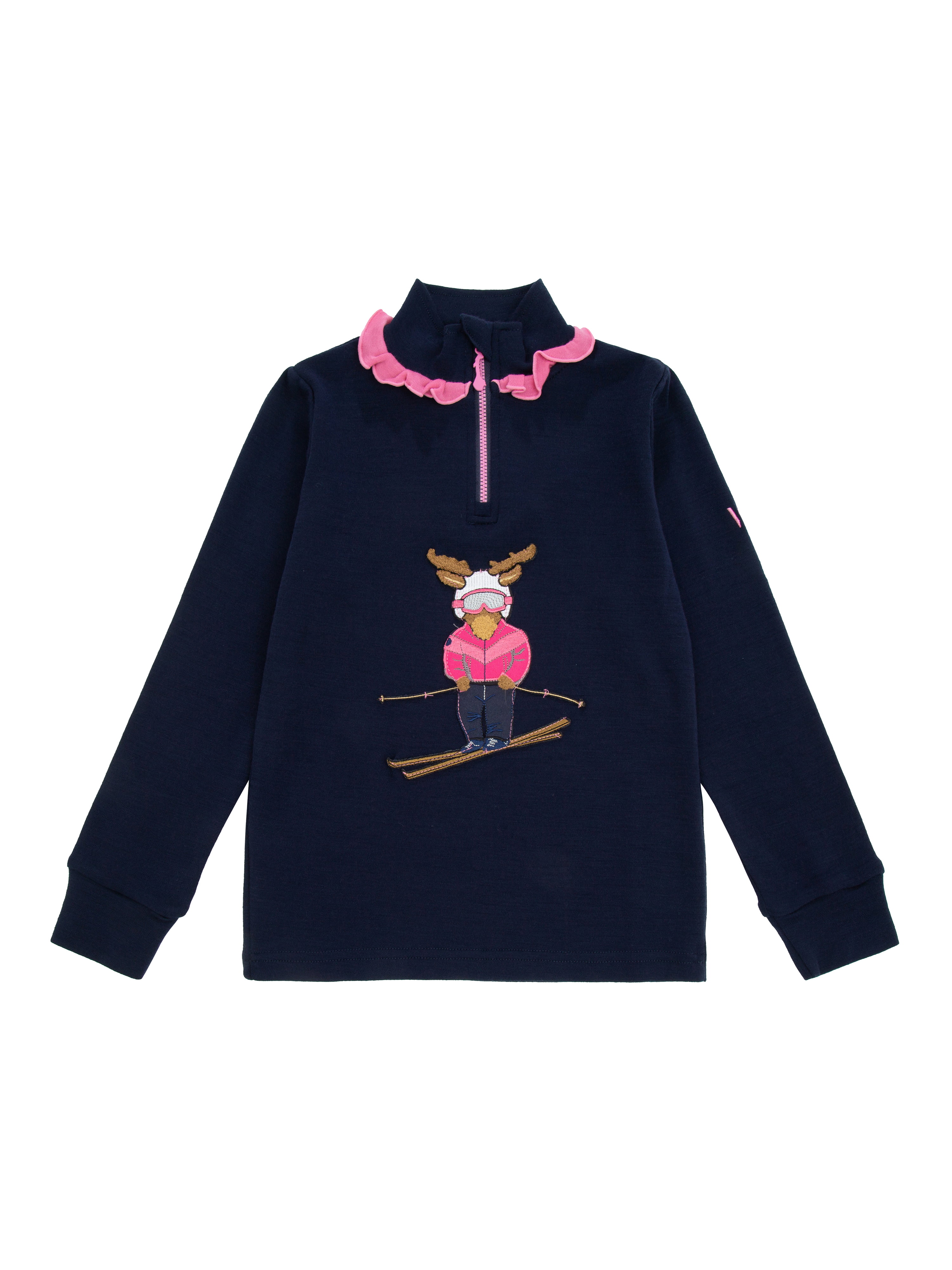 Høvringen Merino Half-Zip Dark Blue