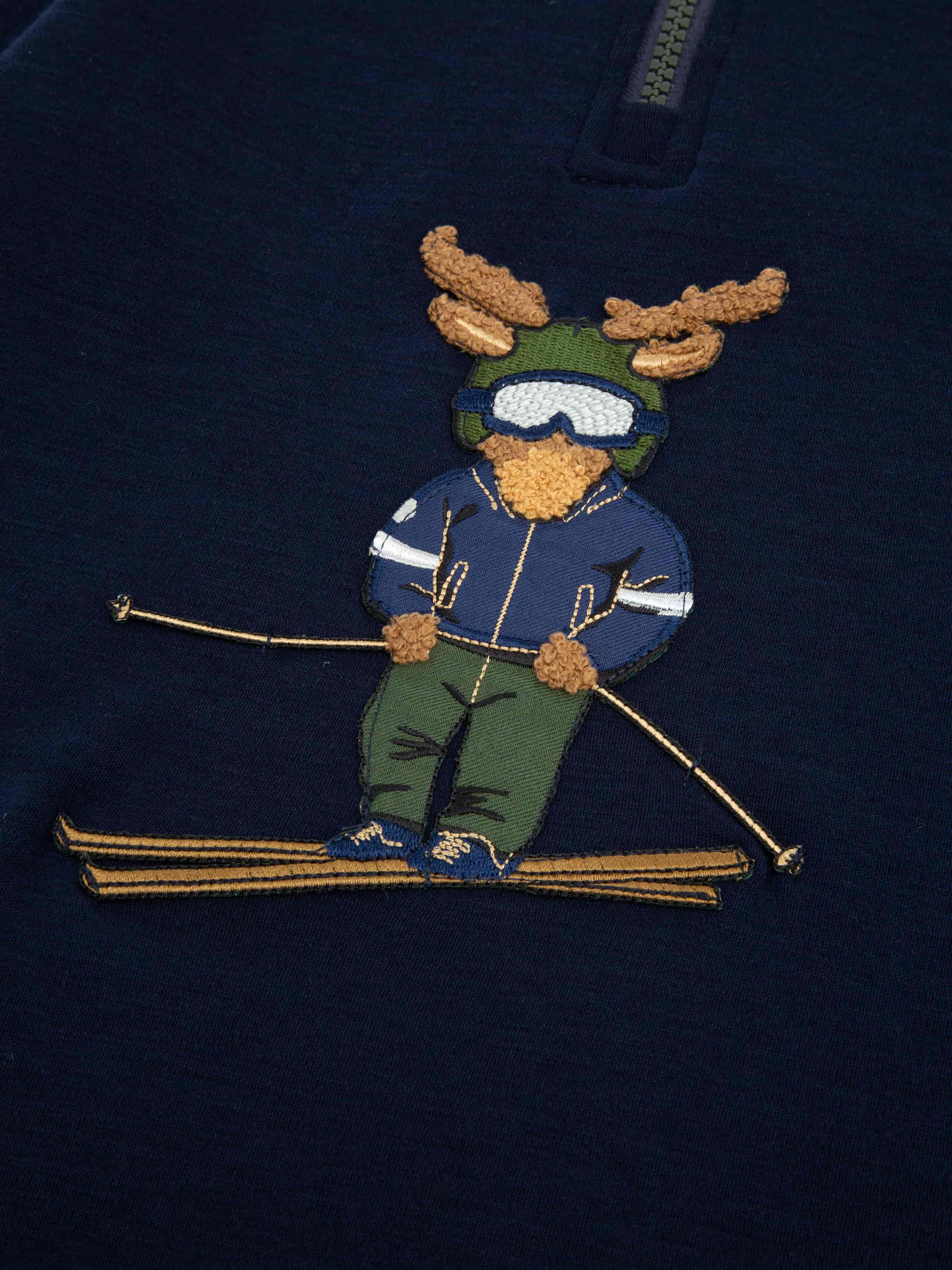 Høvringen Merino Ullgenser 2-3 år Blue ink