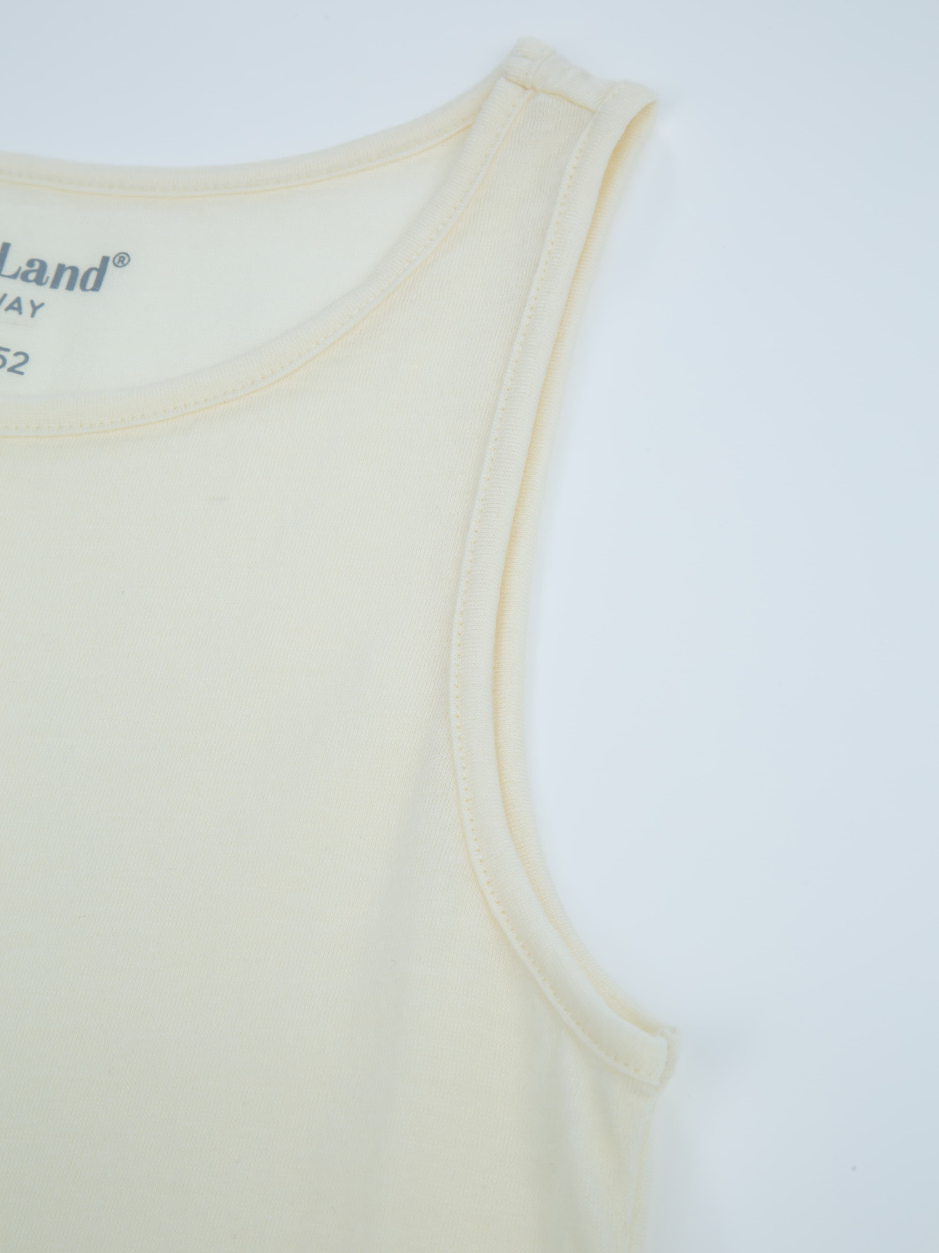 Jæren Merino Singlet Snow White