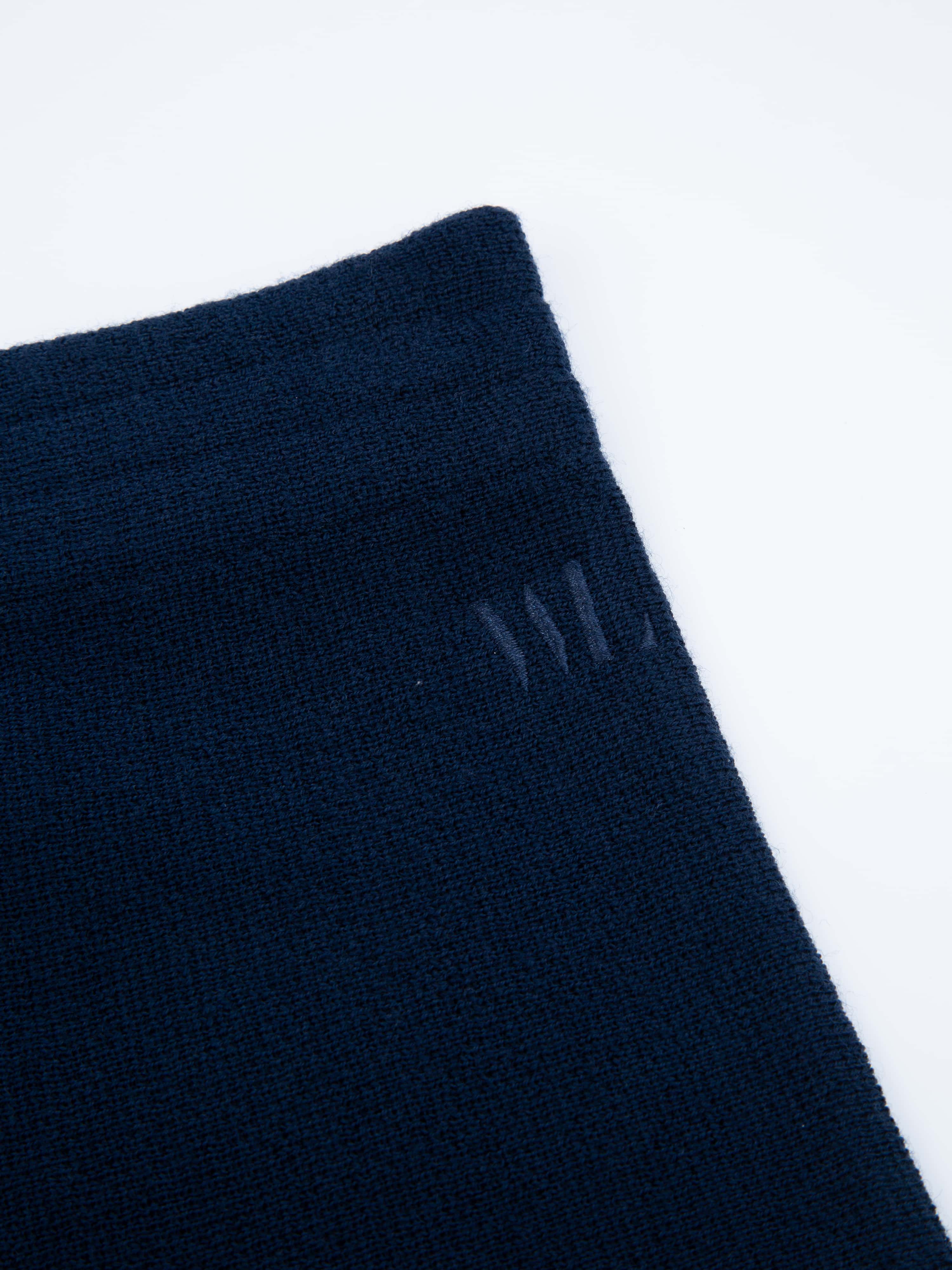 Kjerag Strikket Ullskjørt Blue Ink