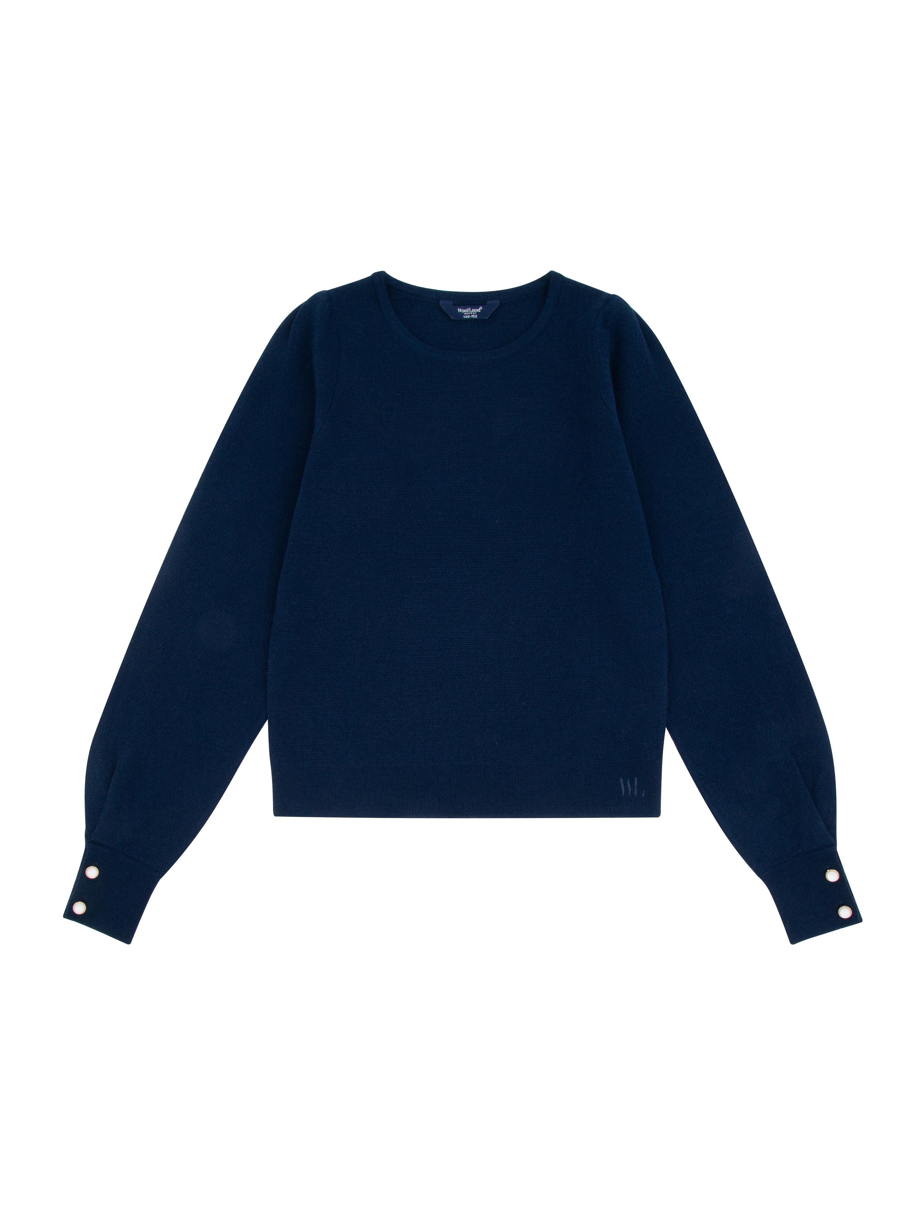 Kjerag Strikket Ullgenser Blue Ink