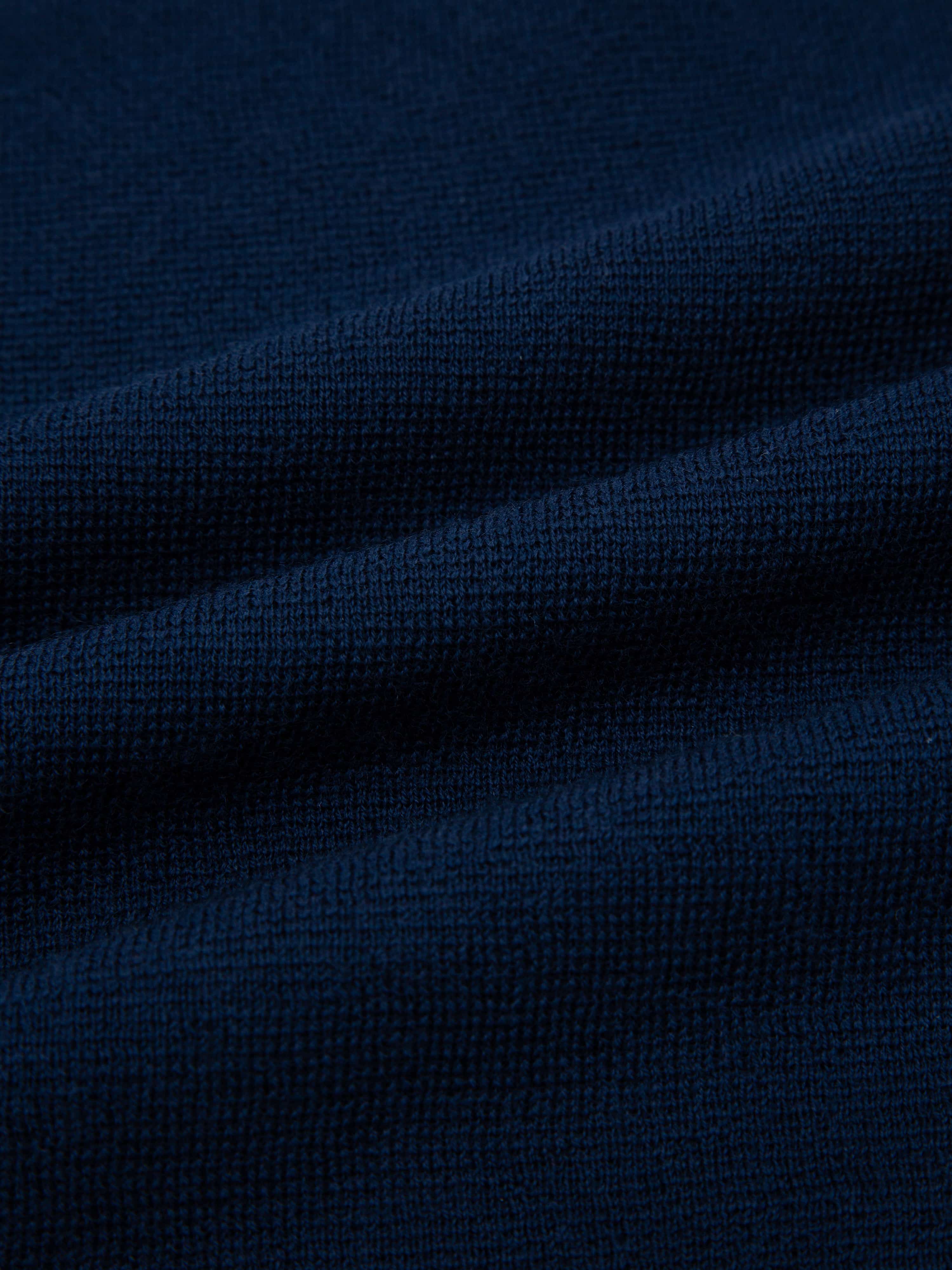 Kjerag Strikket Ullgenser Blue Ink