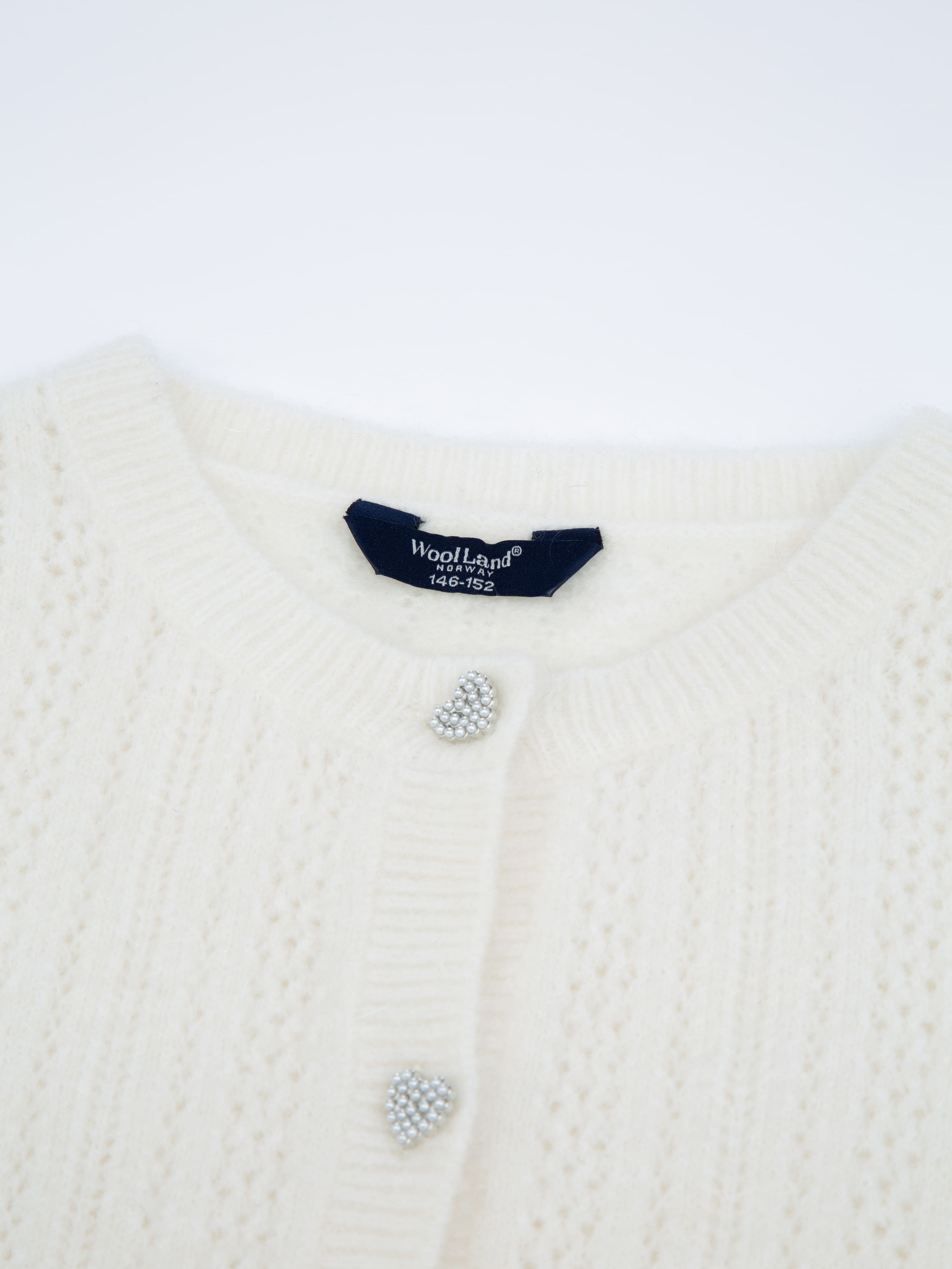 Koppervik Strikket Cardigan Cream